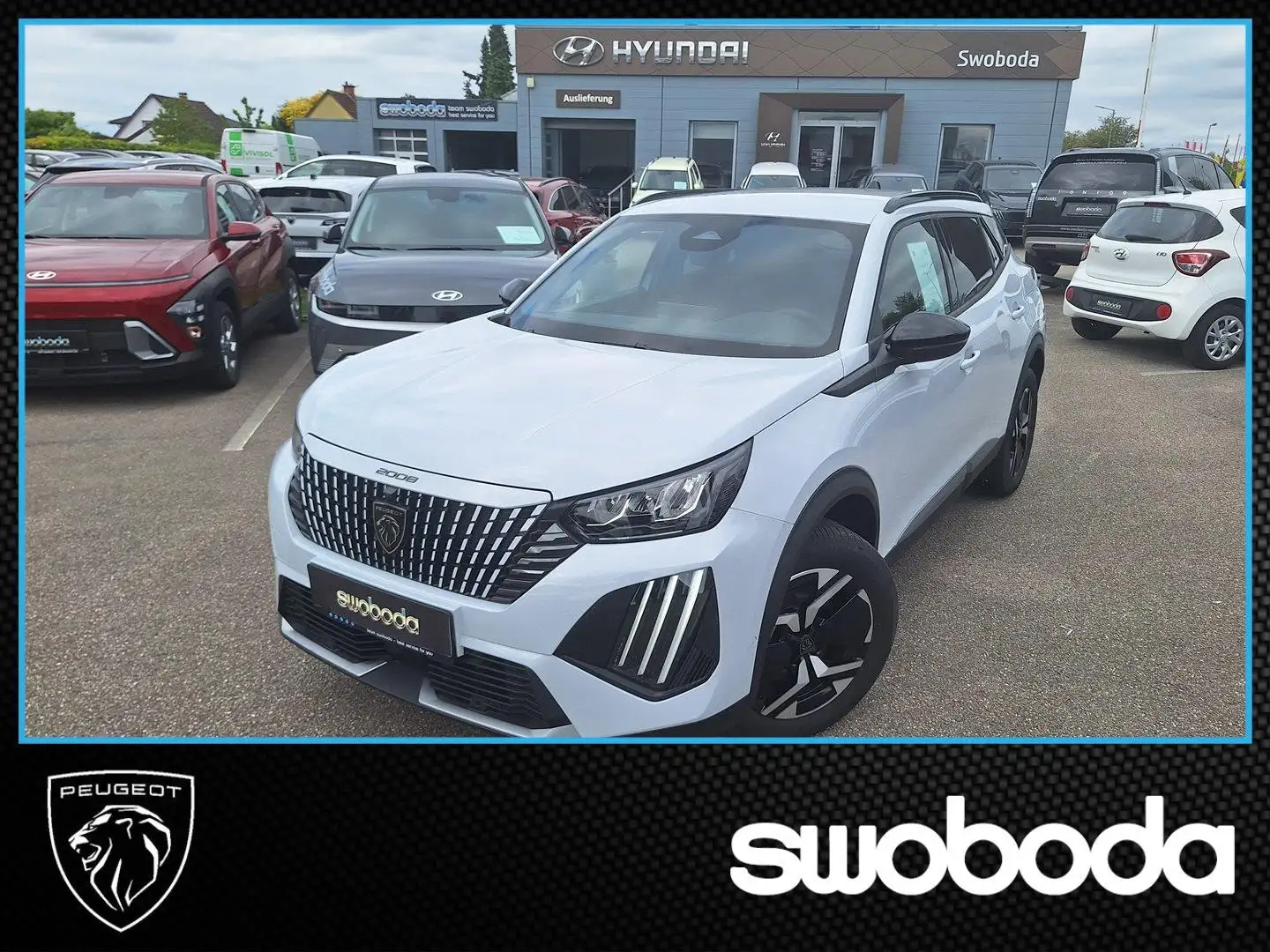 Peugeot 2008 Hybrid 145 e-DCS6 Allure Weiß - 1