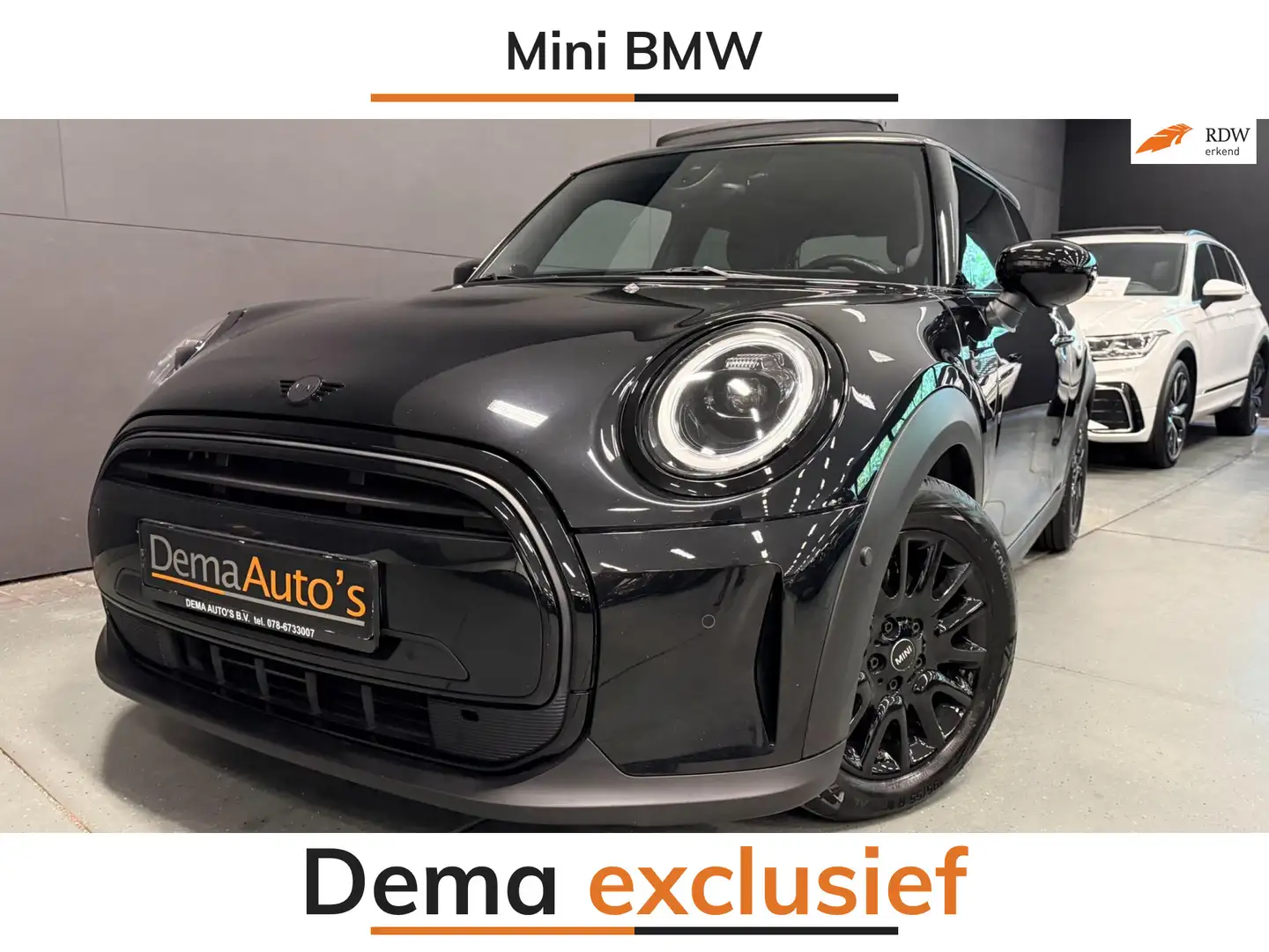 MINI Cooper 1.5 BLACK-EDITION PANO/H-UP/NAVI/CAM/DAB/CARPLAY/H Noir - 1