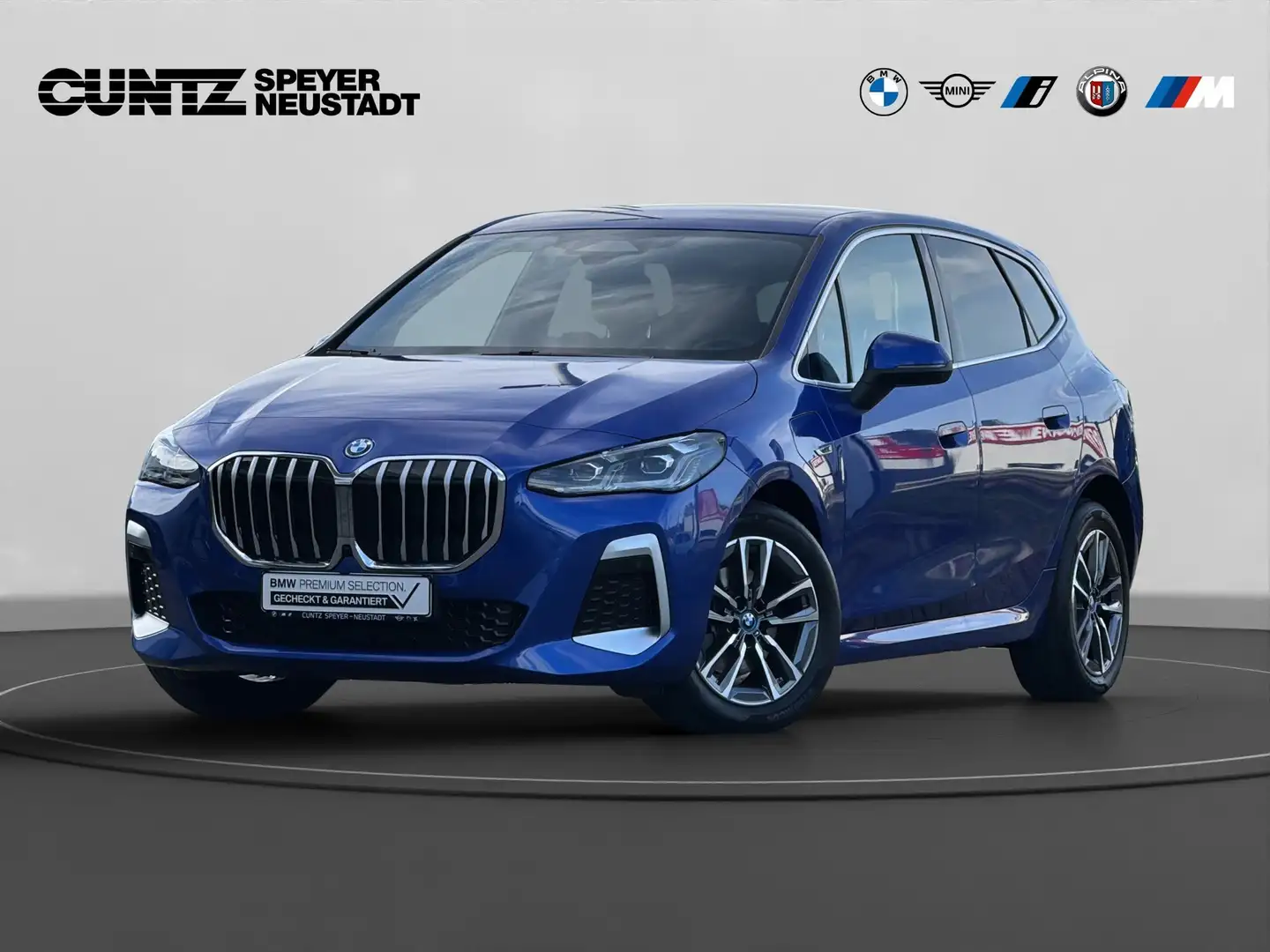 BMW 225 e xDrive Active Tourer M-Paket Drive-Parkassist Pl Bleu - 2