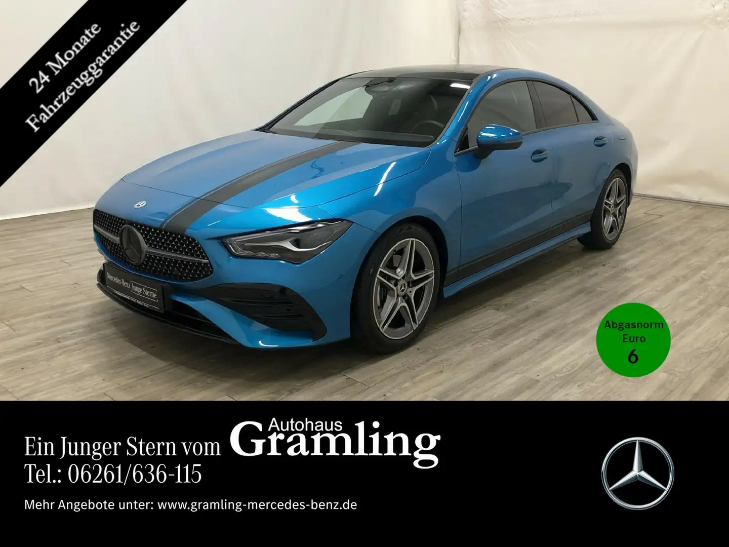 Mercedes-Benz CLA 180 AMG Leder*AHK*Pano*LED*Kamera*Lenkradhei Blau - 1
