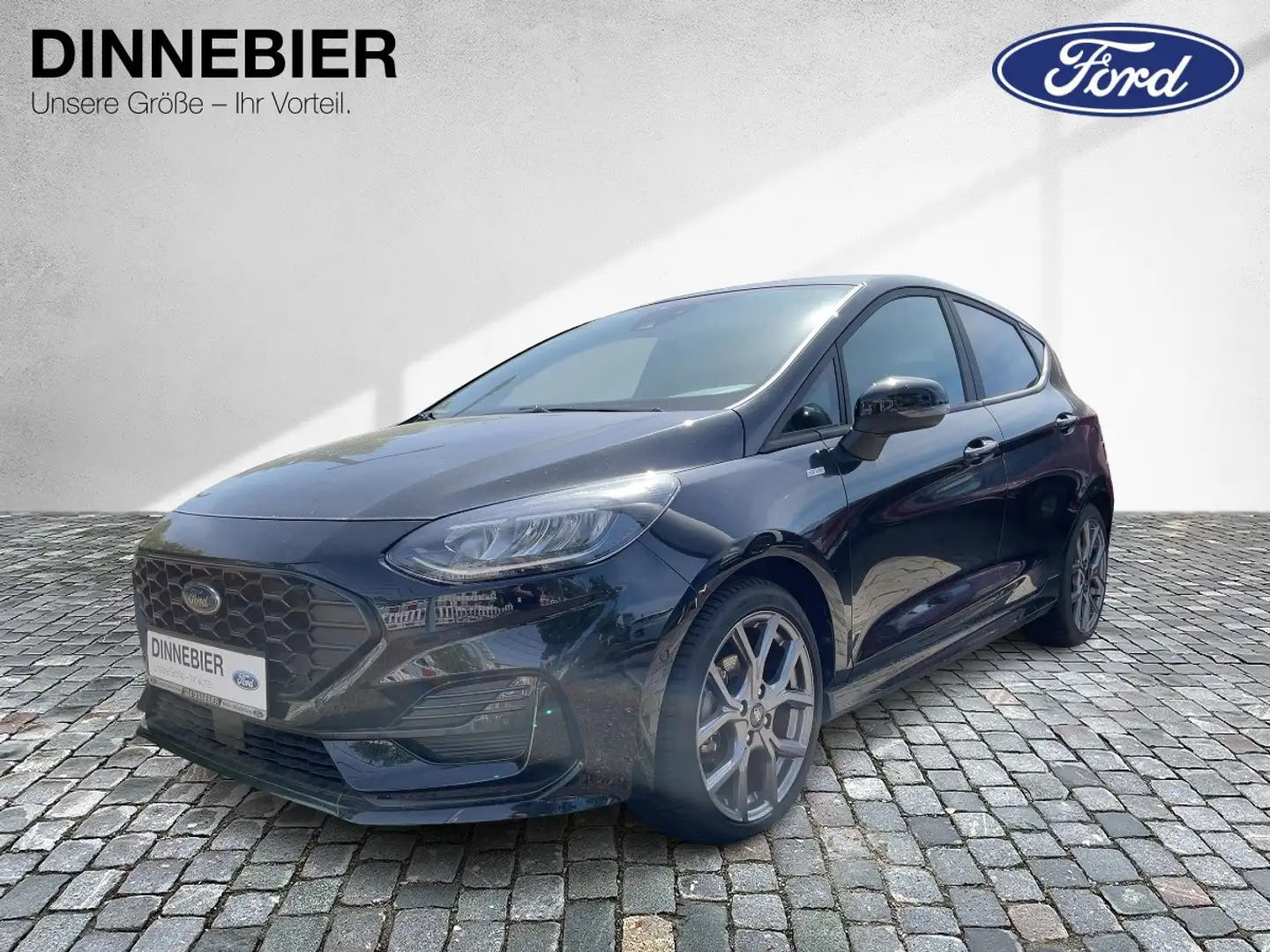 Ford Fiesta ST-Line X+iACC+PDC+RFK+SpurH+Alu+ Schwarz - 2