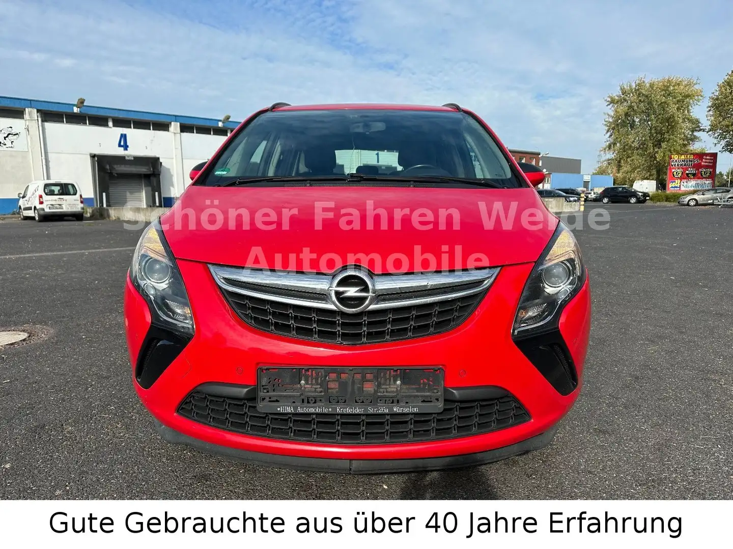 Opel Zafira C Tourer Edition-7 Sitzer Rot - 2
