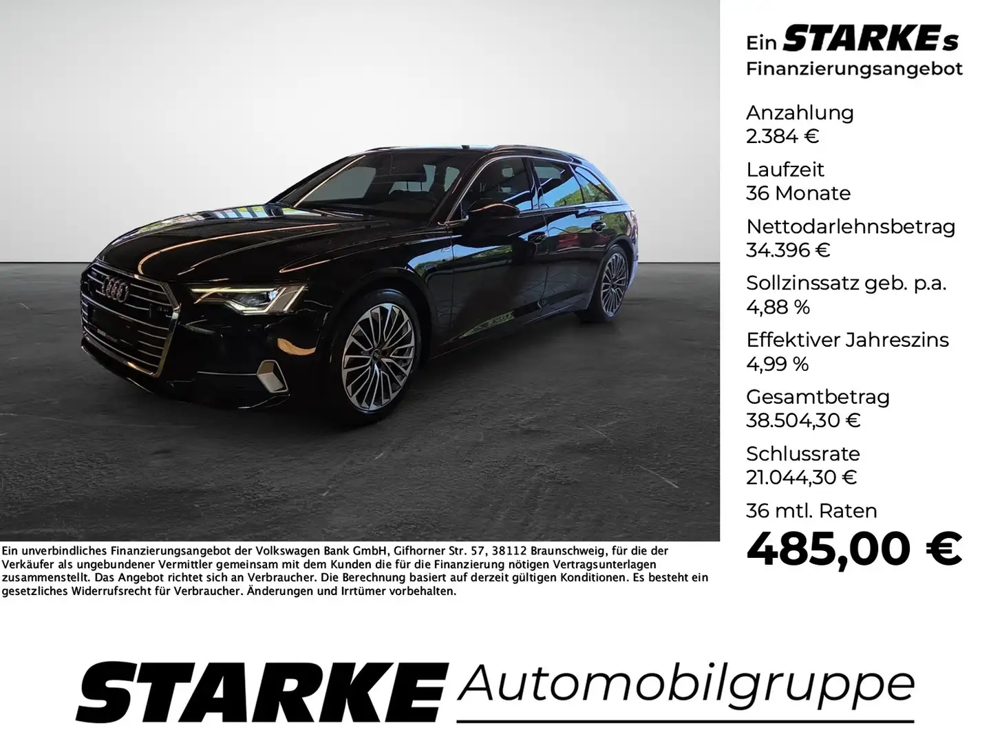 Audi A6 Avant 50 TFSI e quattro S tronic sport Negro - 1