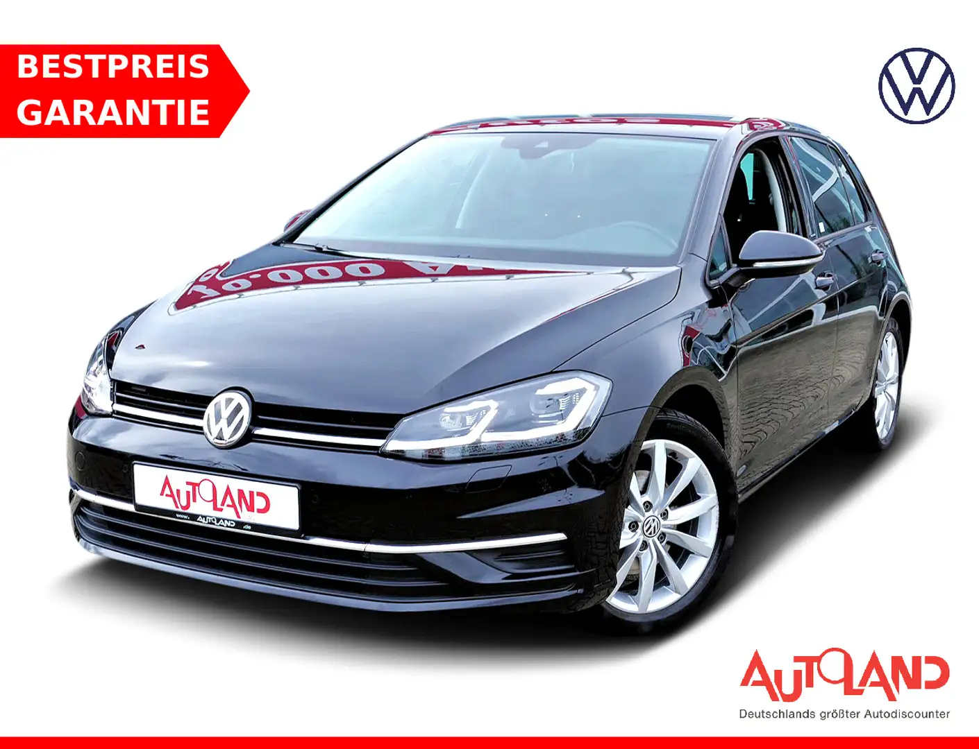 Volkswagen Golf VII 1.5 TSI IQ.DRIVE Navi ACC Totwinkel DAB Nero - 1