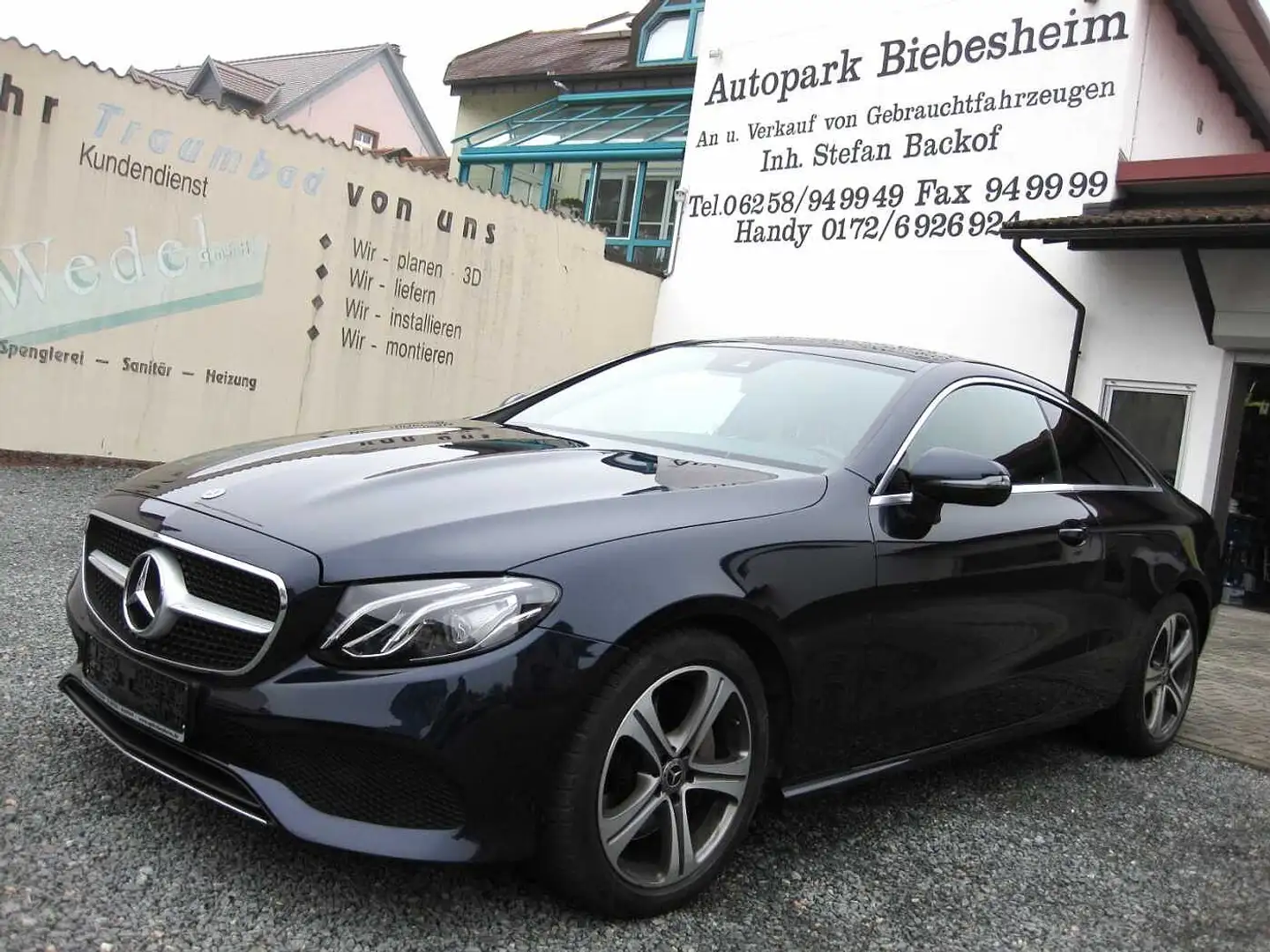 Mercedes-Benz E 350 Coupe 9G-TRONIC Avantgarde Modrá - 1