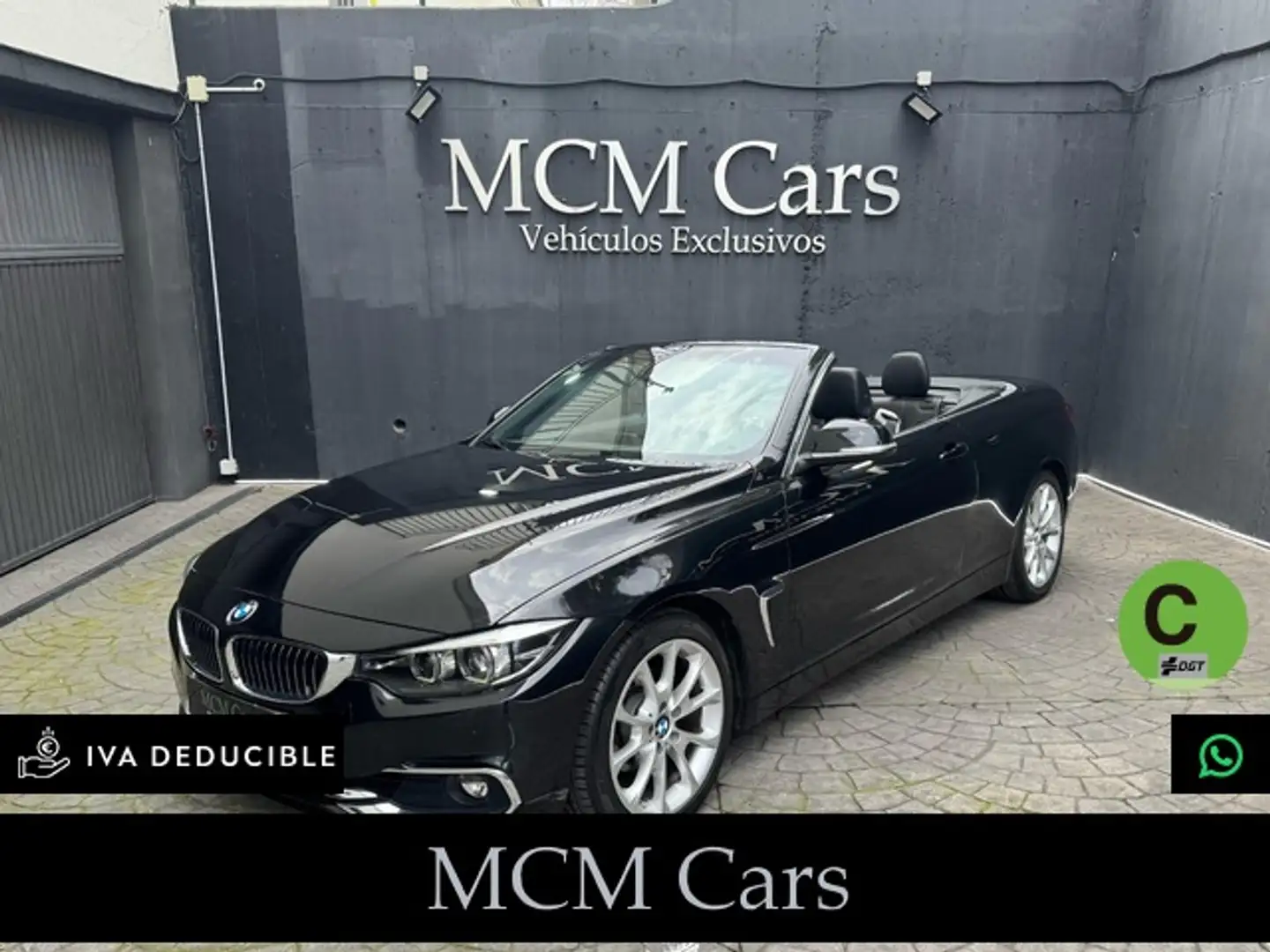 BMW 420 420iA Cabrio Noir - 1