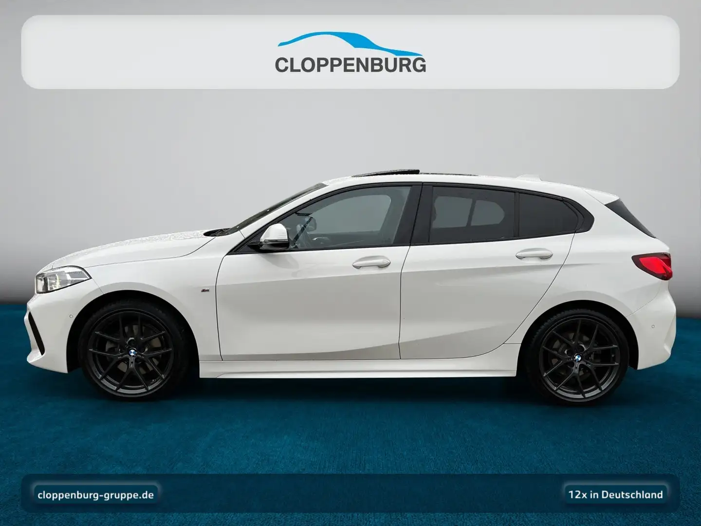 BMW 118 i Navi+Pano+SHZ+KeyGO+HiFi+Fernl.Ass+Spurass. Weiß - 2