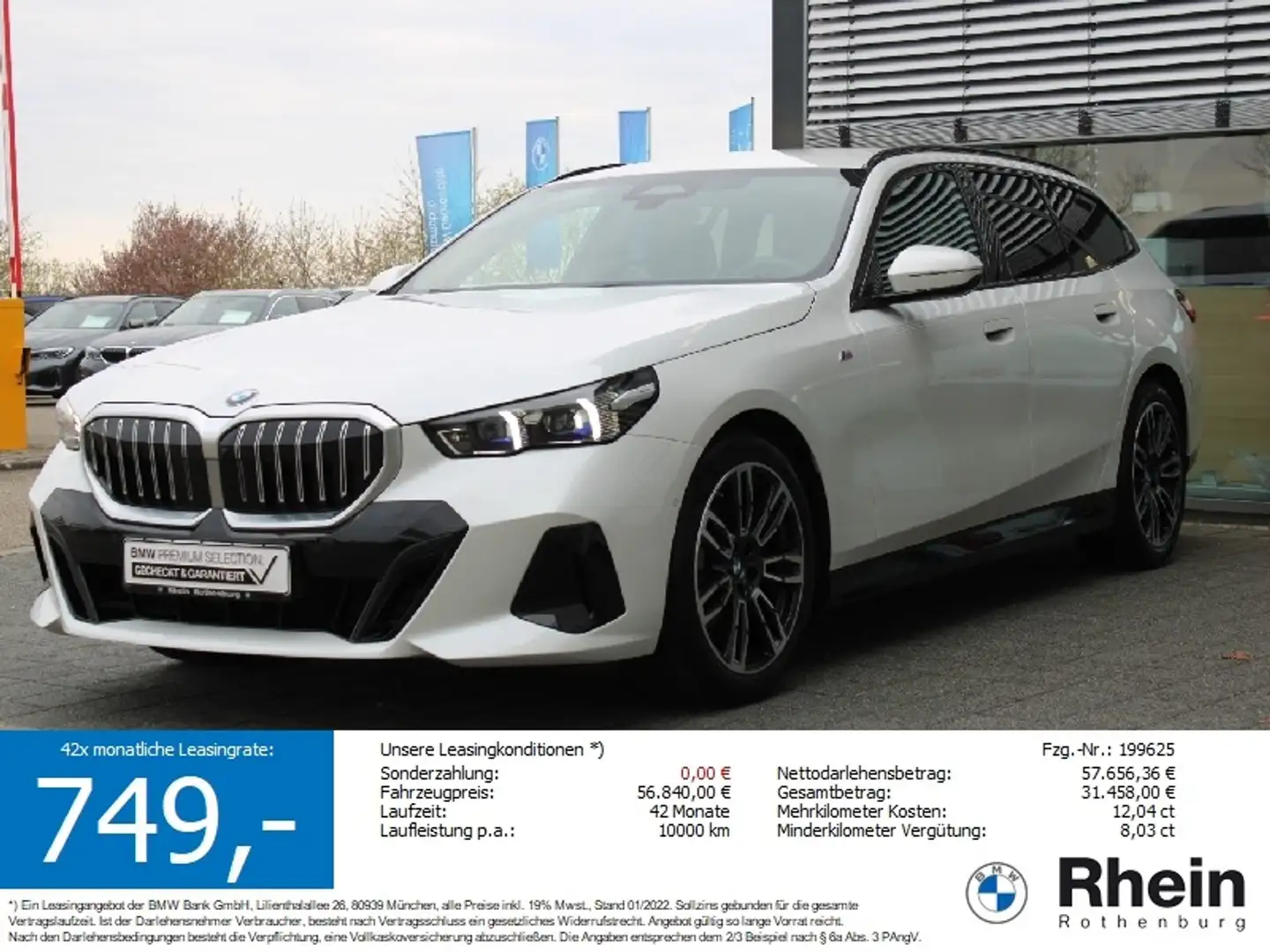 BMW 520 d Tour M Sport Standhzg ACC Harman AHK Bianco - 1