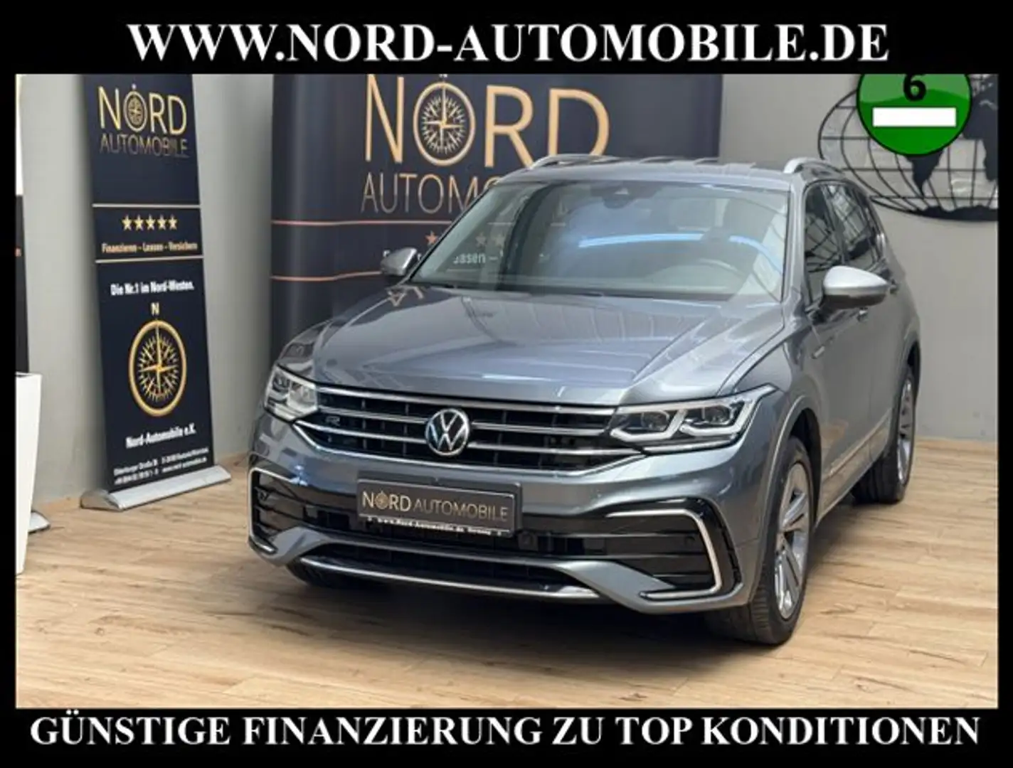 Volkswagen Tiguan Allspace 2.0 TDI DSG R-Line HeadUp/AreaVi R-Line Grau - 1