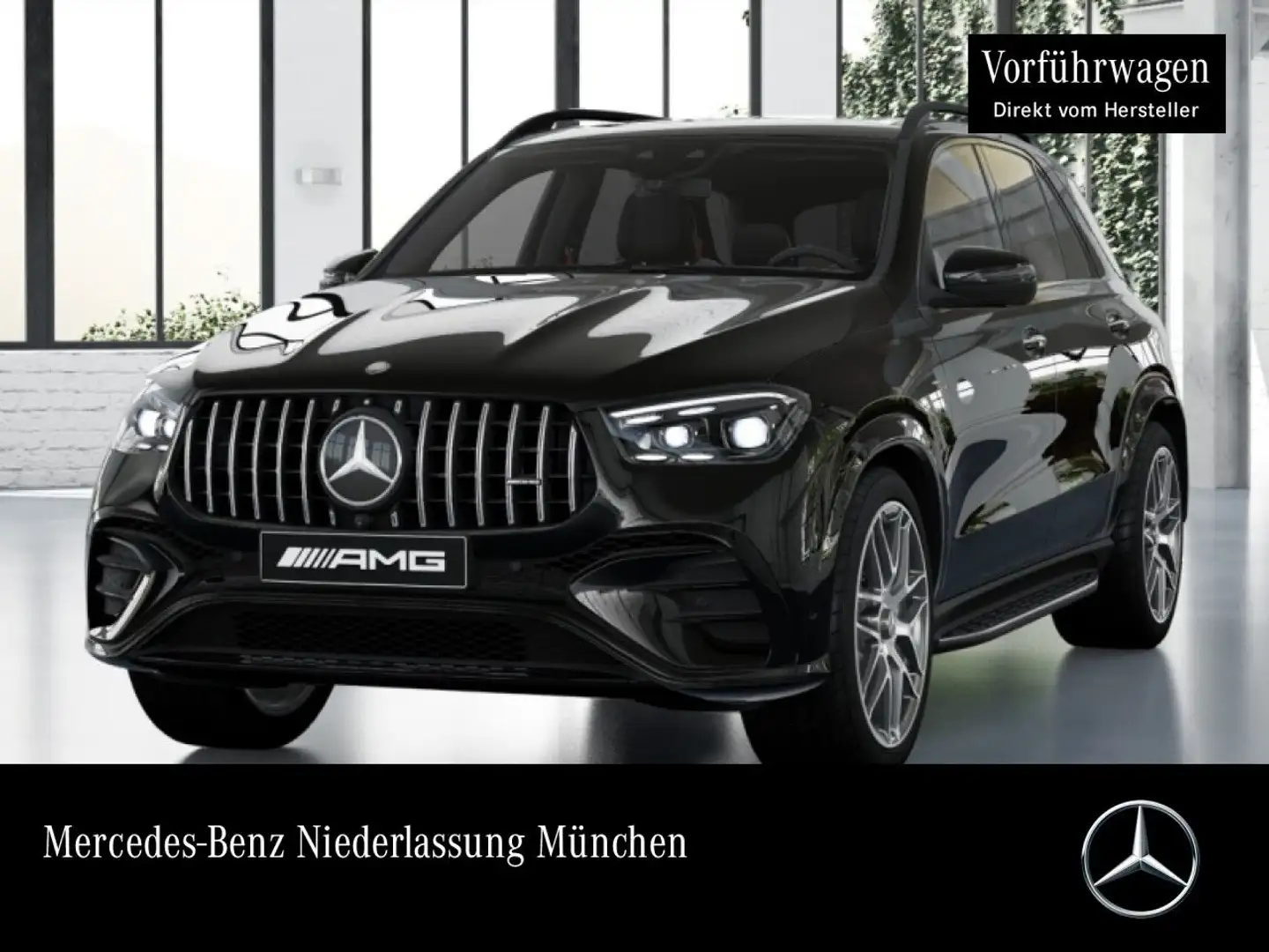 Mercedes-Benz GLE 53 AMG GLE 53 4M NIGHT+PANO+360+AHK+MULTIBEAM+HUD+SPUR+9G Schwarz - 1
