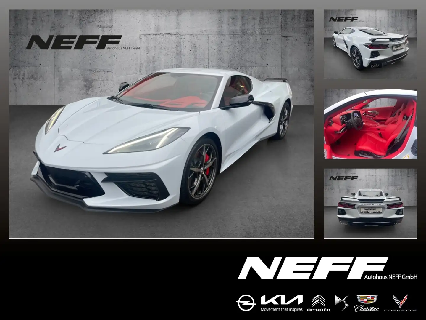 Corvette C8 6.2 V8 3LT Europamodell Magnetic Ride LED Gri - 1
