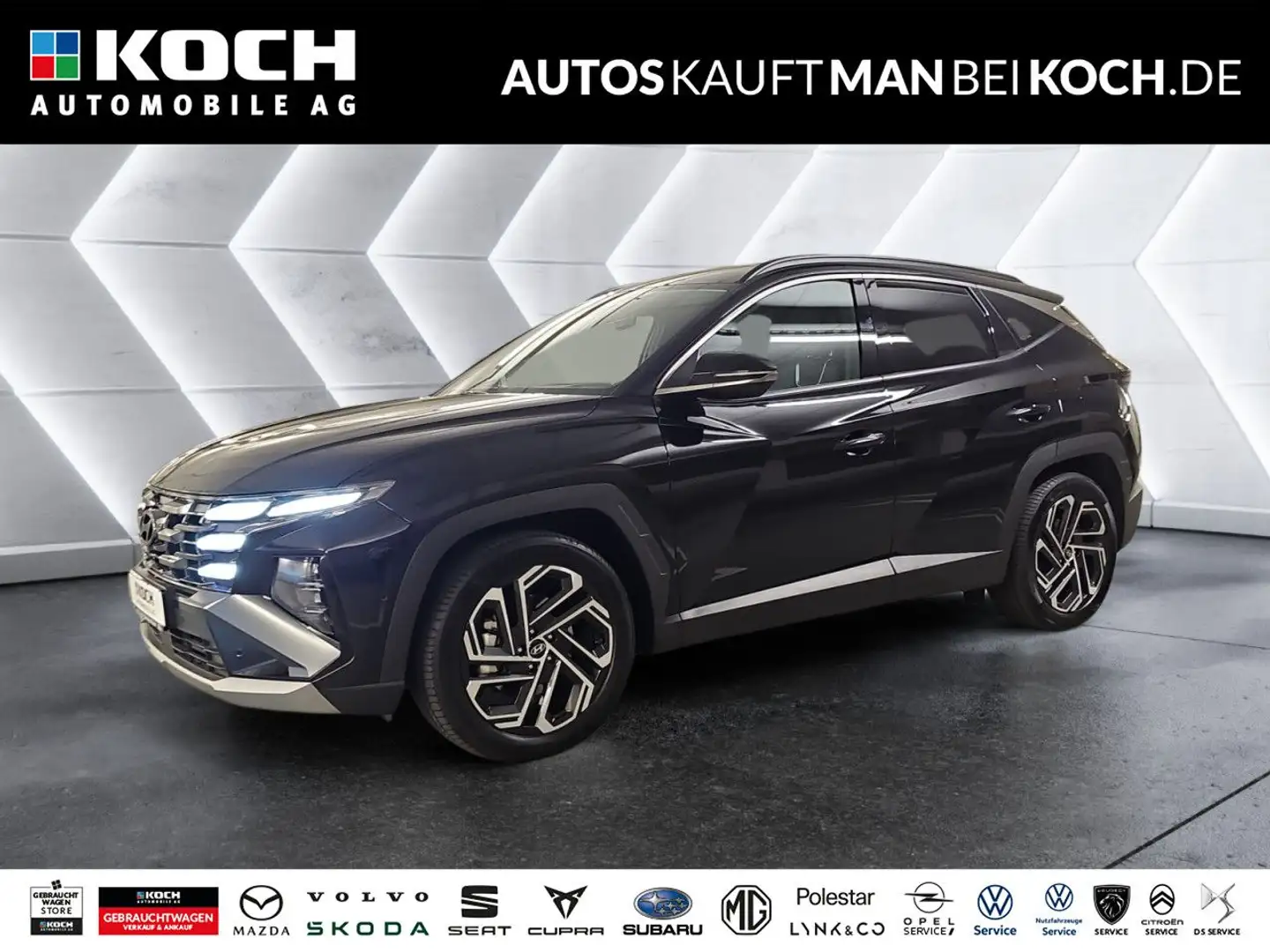 Hyundai TUCSON 1.6 CRDi 4WD Prime HuD LED NAVI LEDER SHZ Schwarz - 1