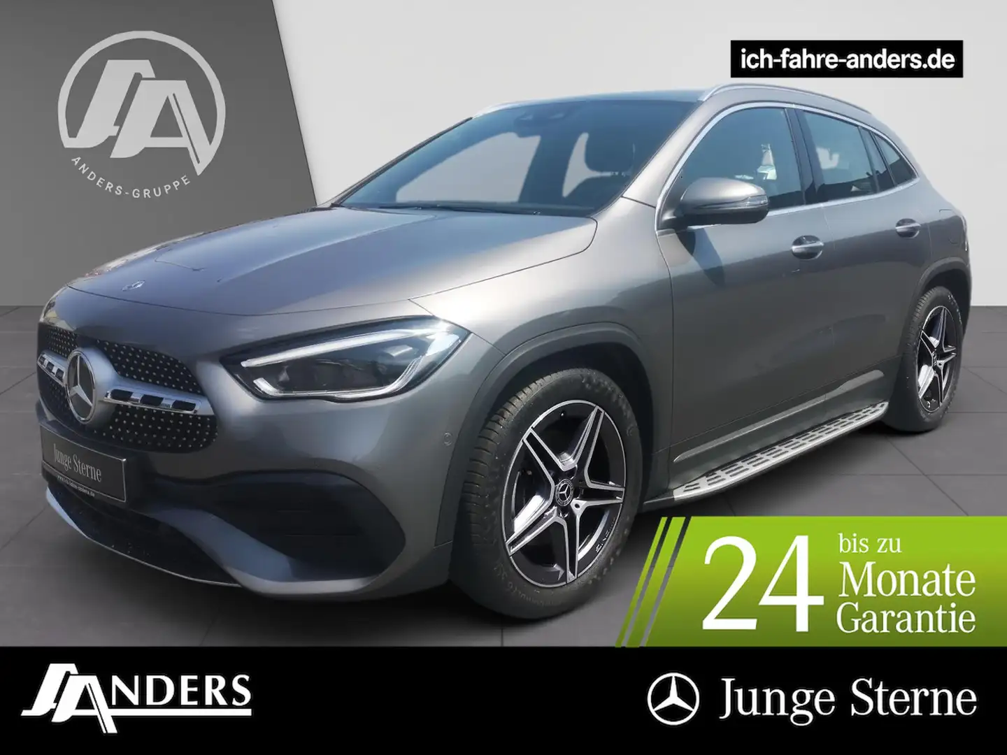 Mercedes-Benz GLA 220 d AMG+SHZ+KAM+AHK+LED+Navi+Apple+PDC Gri - 1