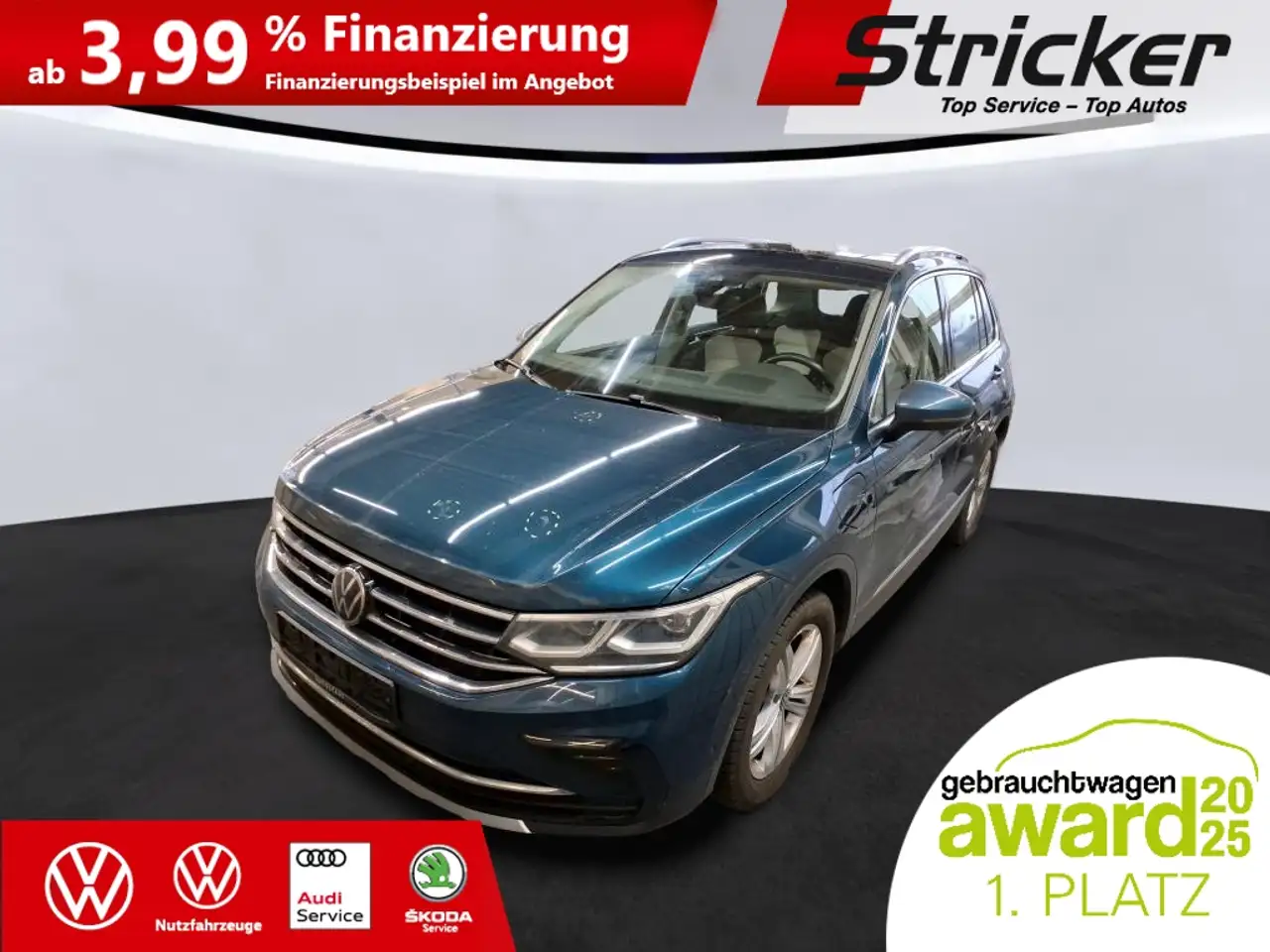 Volkswagen Tiguan Elegance 1.4TSI e-Hybrid 215,-ohne Anzahlung Pano 2