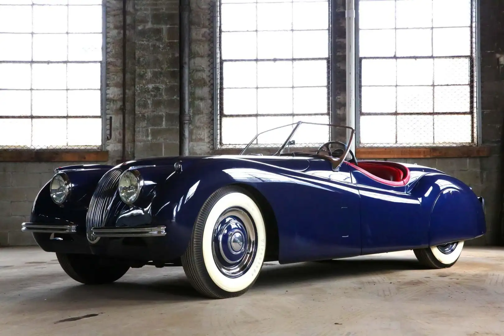 Jaguar XK XK120 Roadster OTS - Pacific Blue Blau - 1