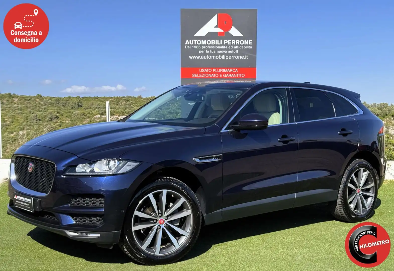 Jaguar F-Pace 2.0 D 180cv AWD Prestige - Motore nuovo Blu/Azzurro - 1