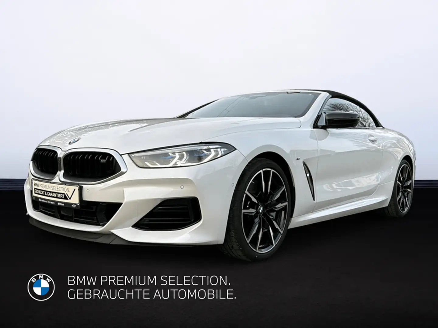 BMW M850 i xDrive Cabrio Navi Leder Bluetooth PDC HeadUp Белый - 2