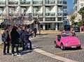 Oldtimer Fiat 500  BARBIE Rouge - thumbnail 2