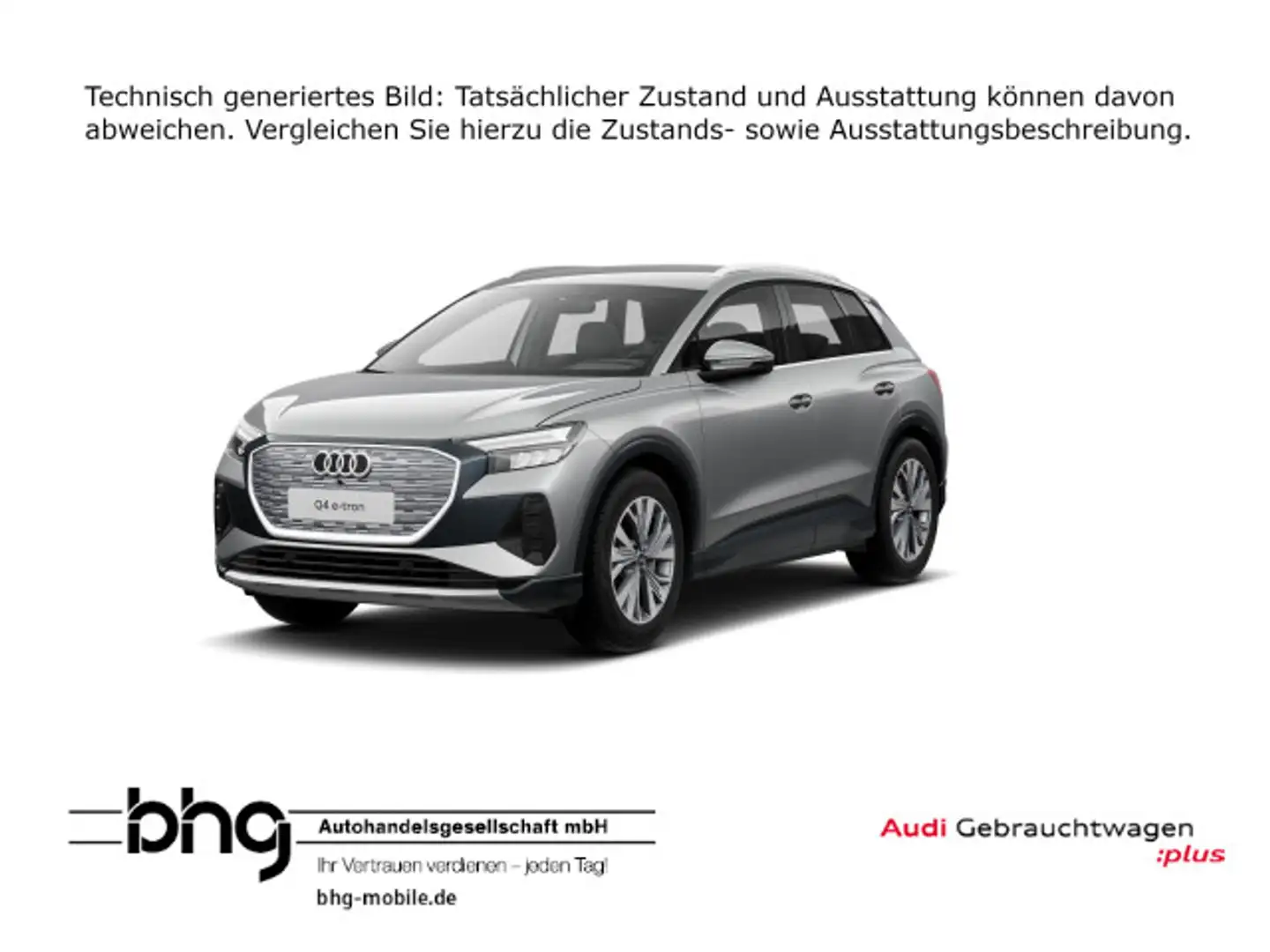 Audi Q4 e-tron 50 quattro *AHK*Wärmepumpe*PDC*ACC*Kam Gris - 1