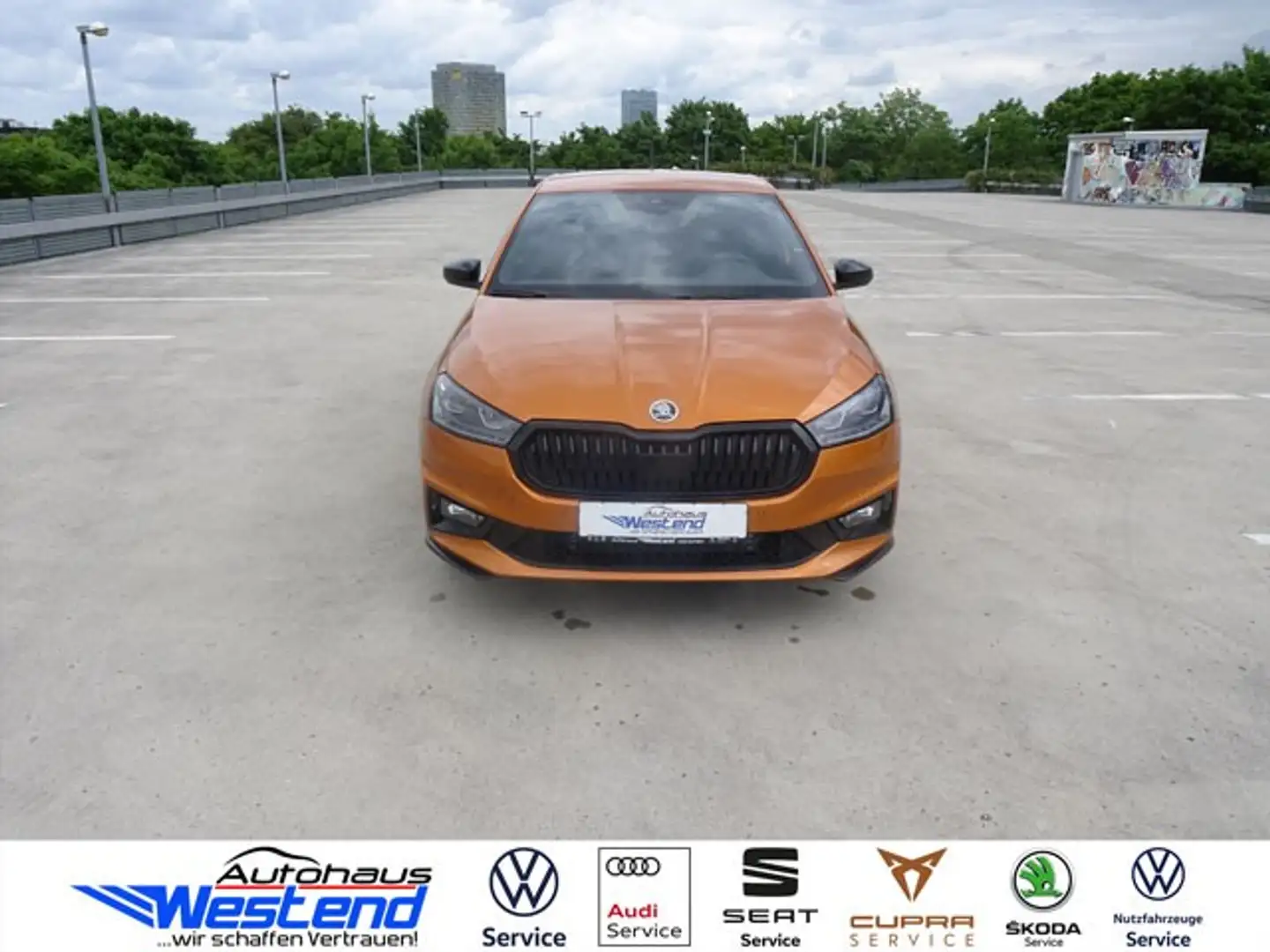 Skoda Fabia Monte Carlo 1.0l TSI 85kW 6-Gang LED Klima Orange - 1