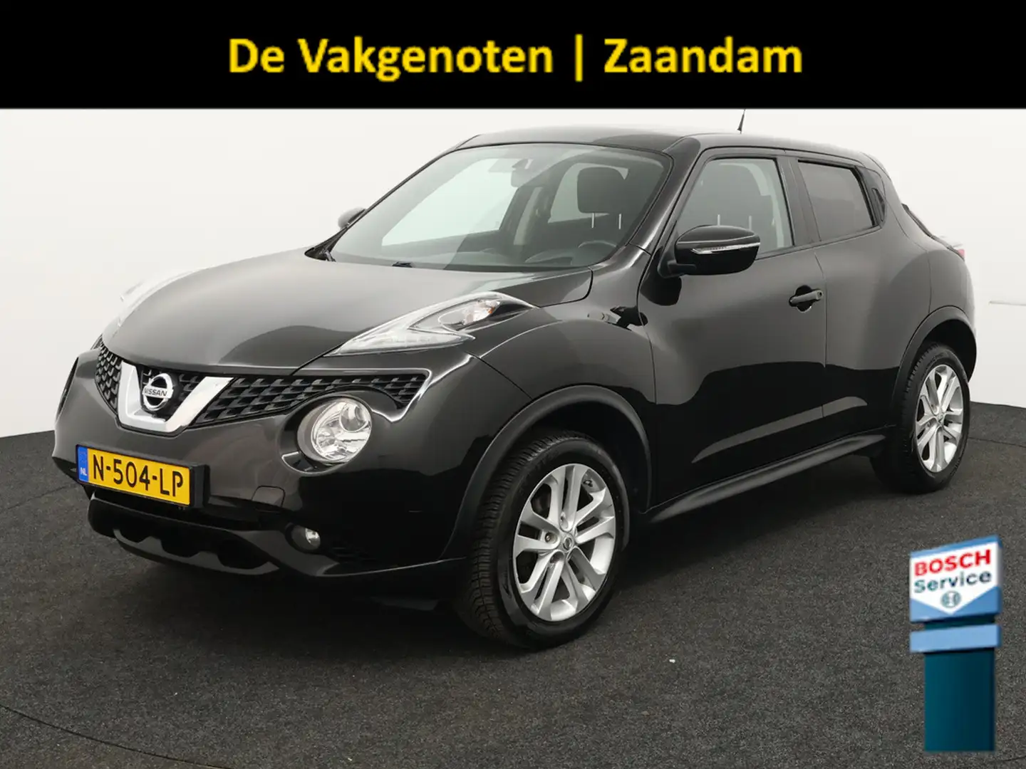 Nissan Juke 1.2 DIG-T S/S Connect Edition airco-autom, cruisec Noir - 1
