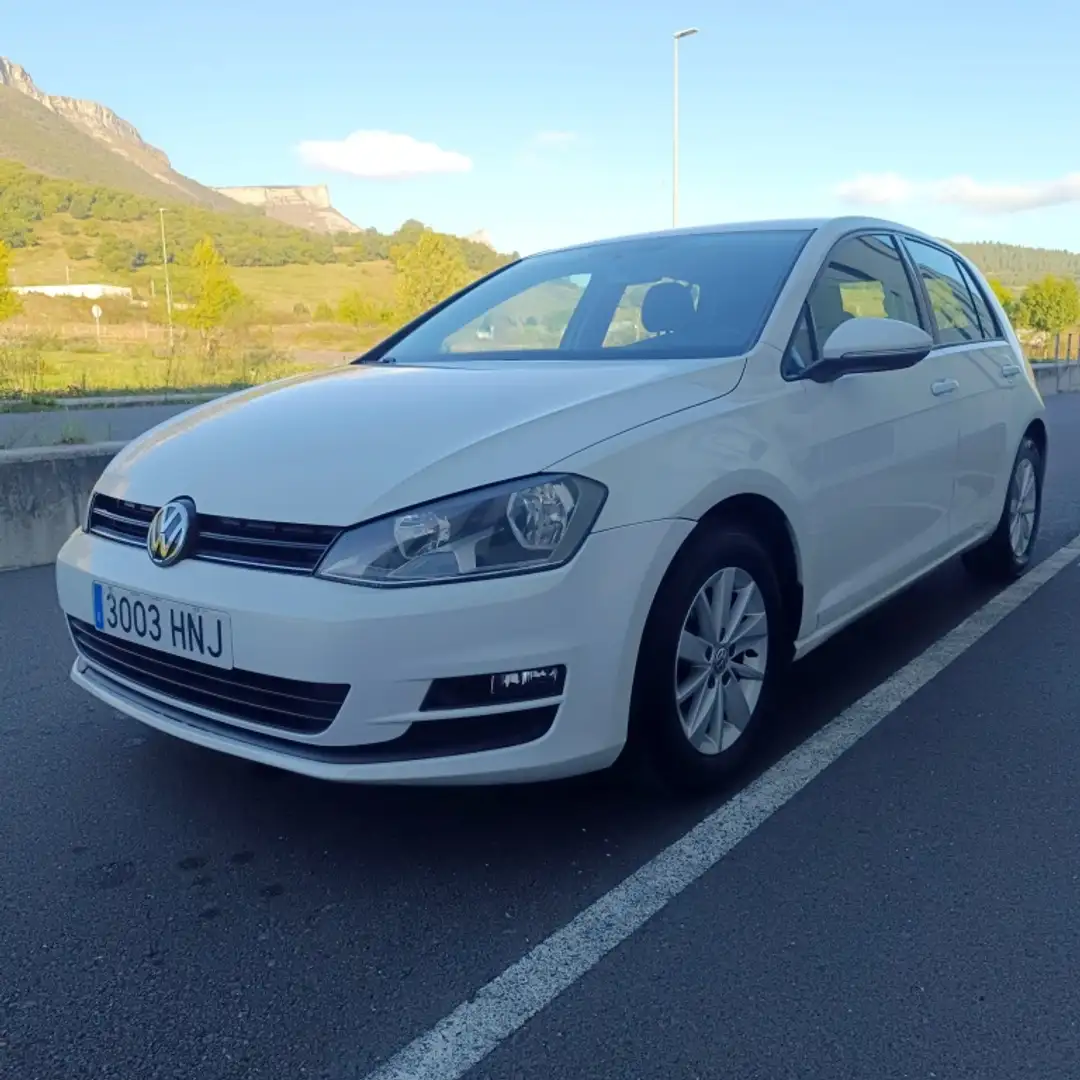 Volkswagen Golf 1.6TDI CR Bluemotion 105 Blanco - 1