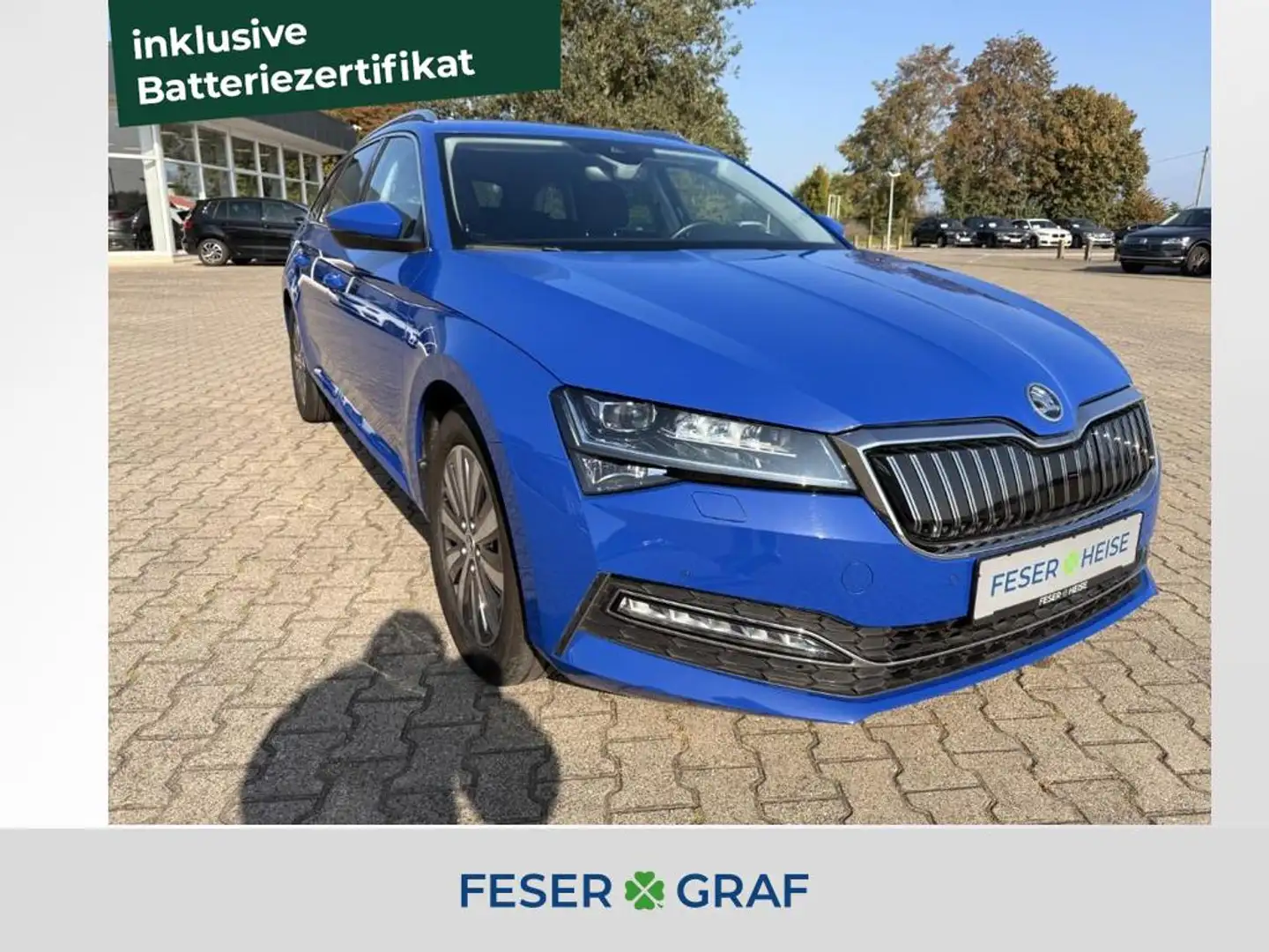 Skoda Superb Combi 1.4 TSI Style iV MatrixLED*ACC*Navi*DCC*VC*S Blauw - 1
