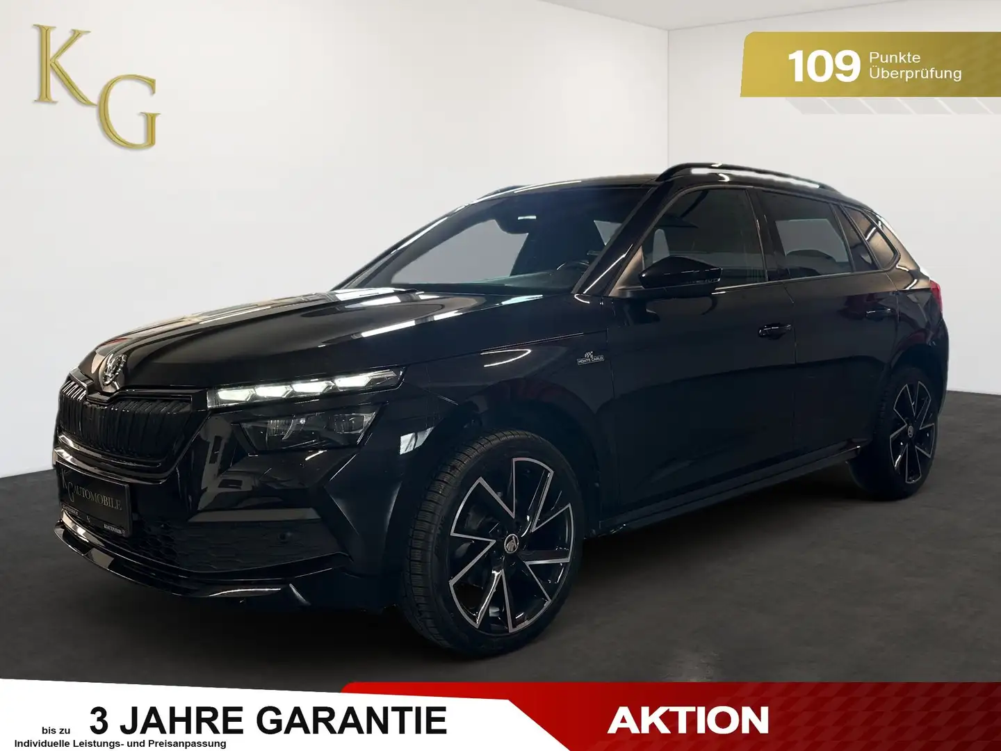 Skoda Kamiq 1,0 TSI Monte Carlo ab ca. 179€ monatlich Schwarz - 1