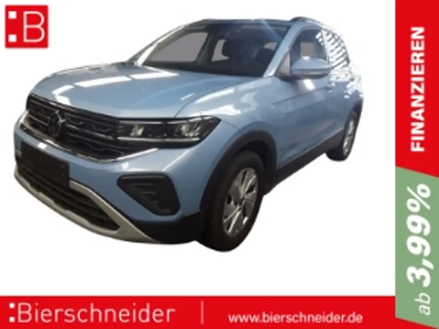 Volkswagen T-Cross 1.0 TSI Life AHK LED NAVI ACC Blau - 1