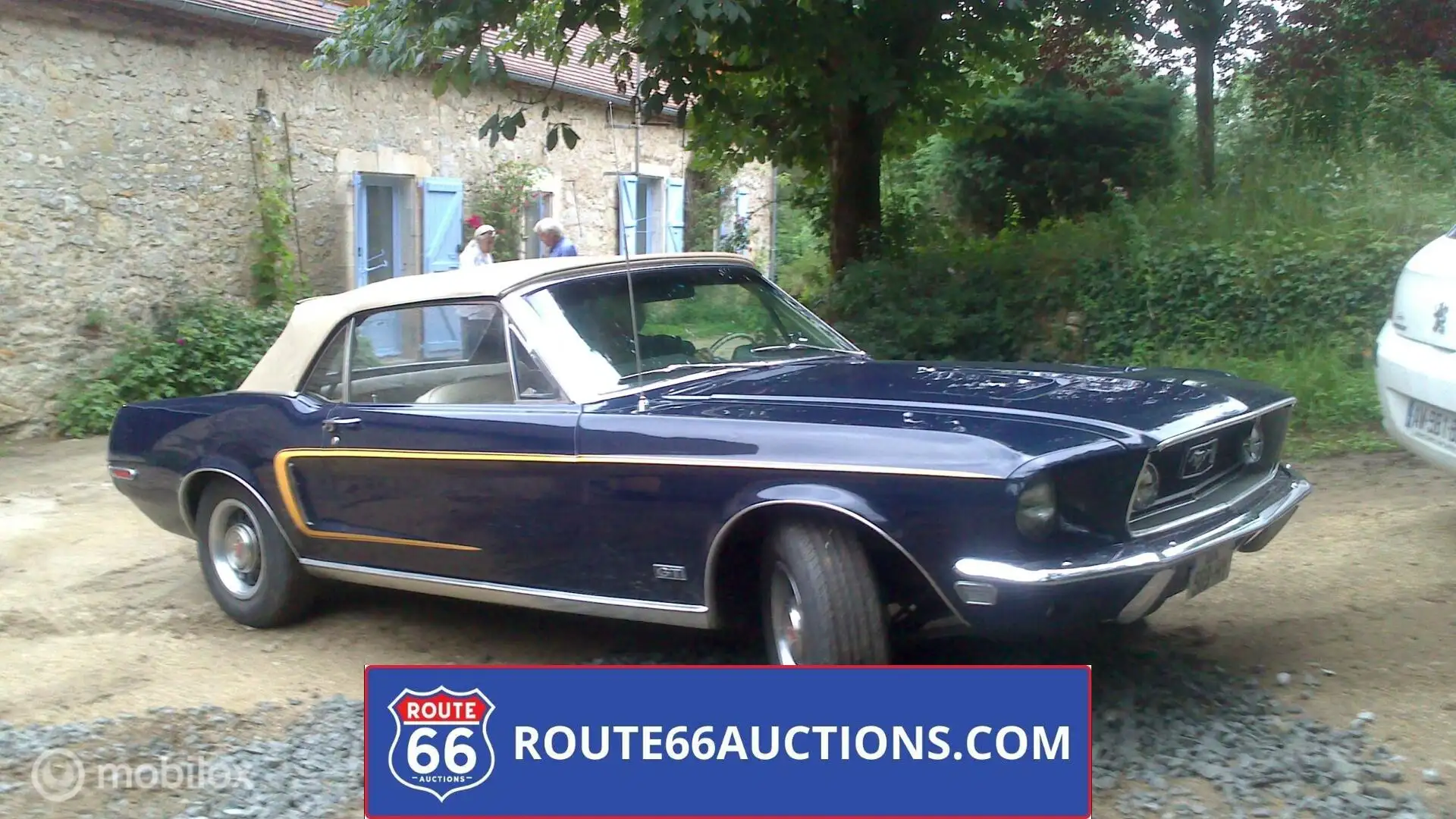 Ford Mustang cabriolet | Route 66 Auctions Mavi - 2