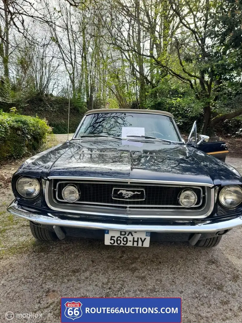 Ford Mustang cabriolet | Route 66 Auctions Mavi - 1