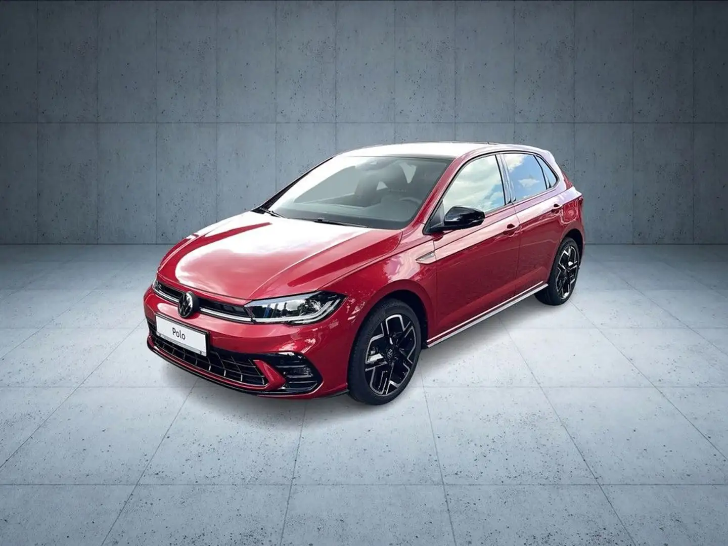 Volkswagen Polo R-Line 1.0 TSI 95 PS DSG Klima Navi SHZ IQ Rojo - 2