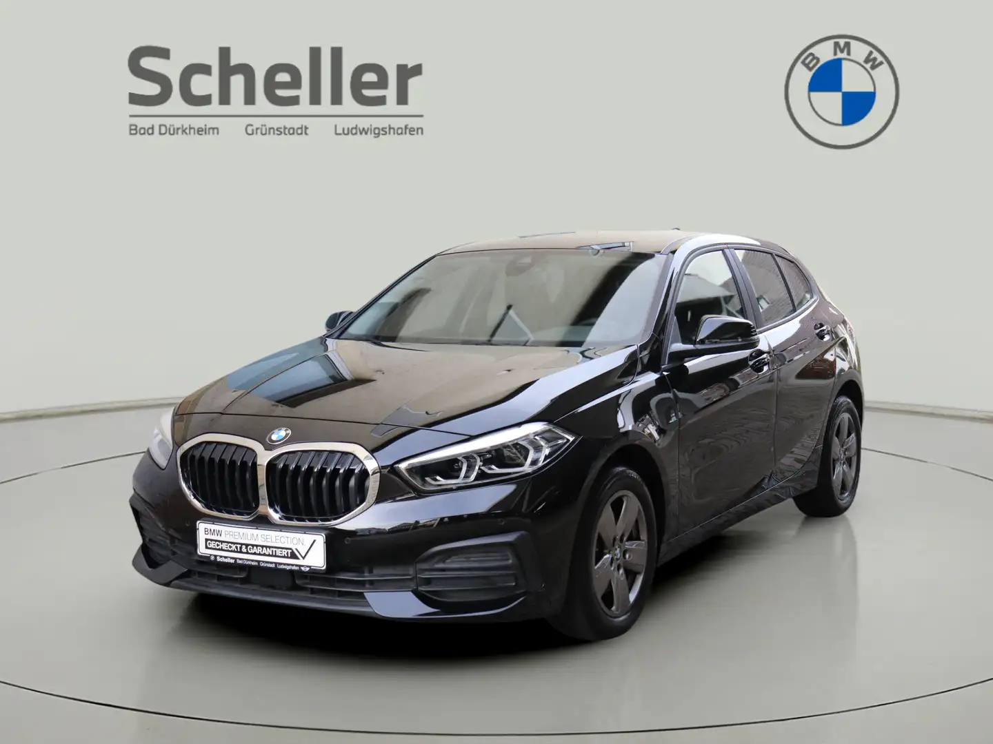BMW 118 i Advantage DAB LED WLAN Tempomat Klimaaut. Zwart - 1