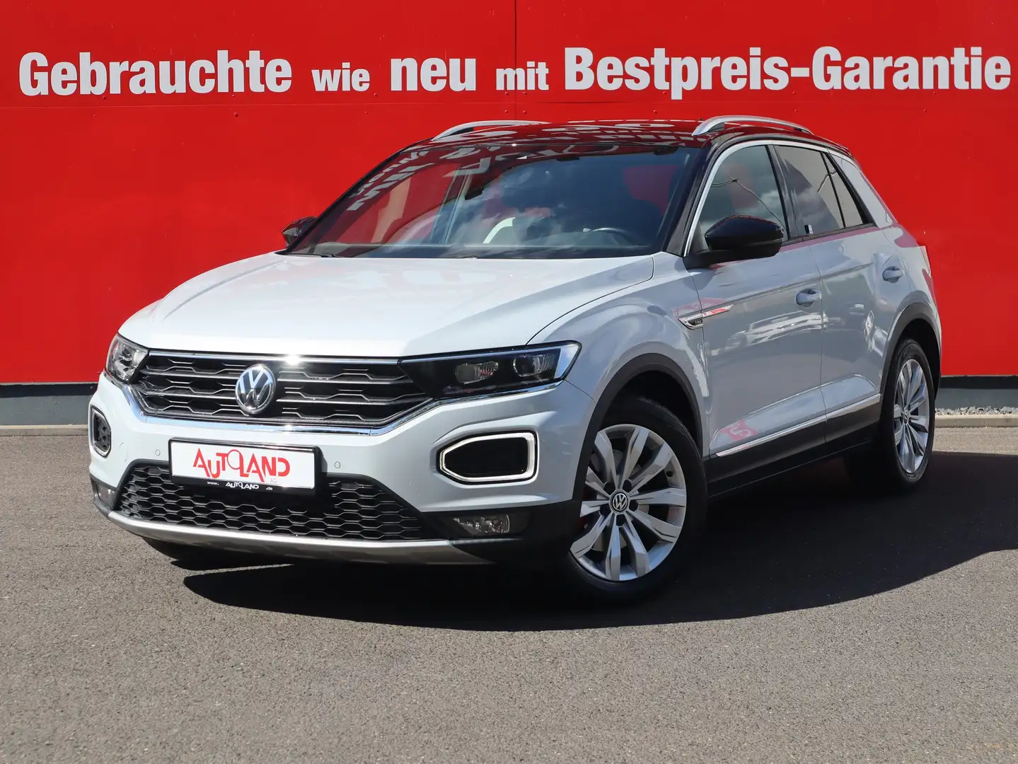 Volkswagen T-Roc 2.0 TSI DSG Sport 4M LED Navi ACC VC AHK Weiß - 2