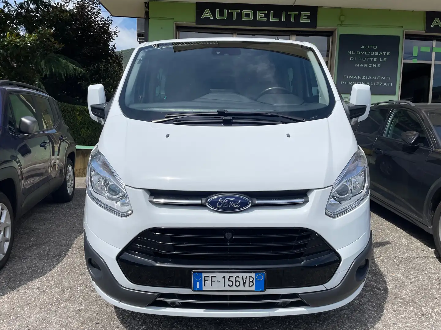 Ford Transit Custom Mixto 5 Posti Pelle Doppia Porta Laterale EURO 6B Blanc - 2