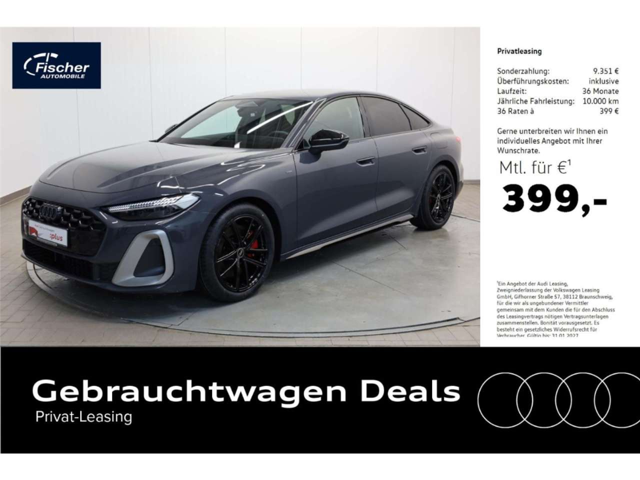 Audi A5 — Audi A5 Limousine e-hybrid quattro S line edition one