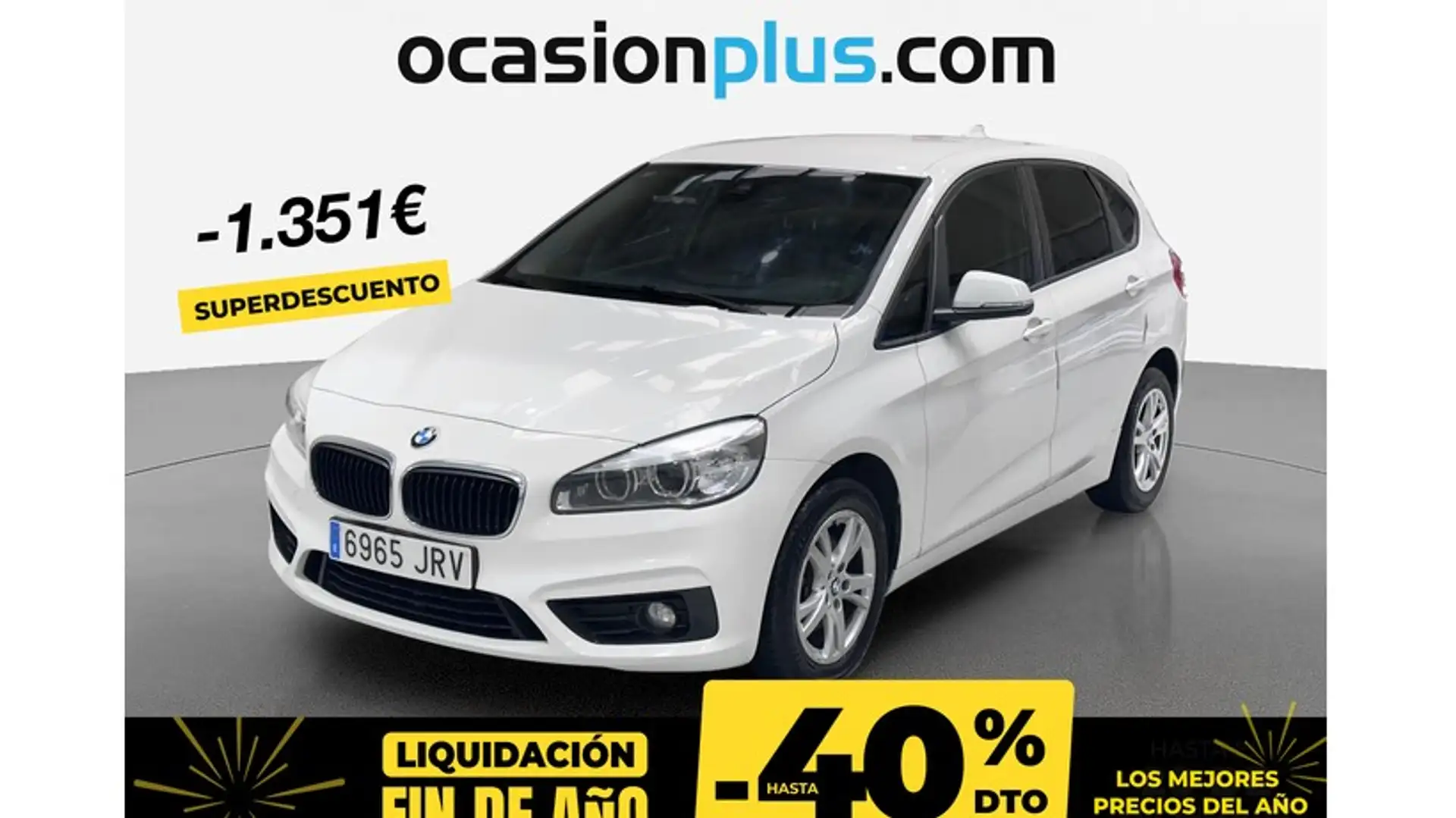 BMW 218 218dA Active Tourer Blanc - 1