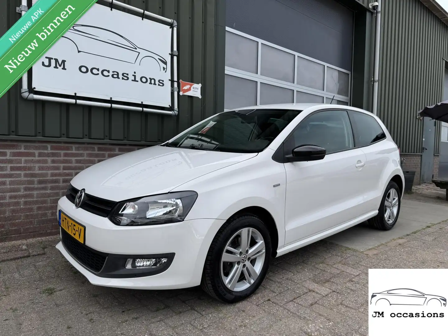Volkswagen Polo 1.2 Match|Airco|Cruise|Half leder|Stoel vw|PDC| Bianco - 1