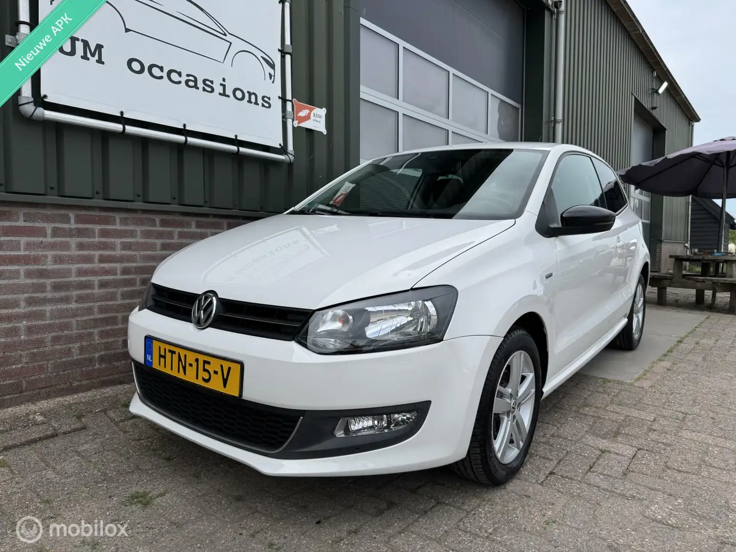 Volkswagen Polo 1.2 Match|Airco|Cruise|Half leder|Stoel vw|PDC| Bianco - 2