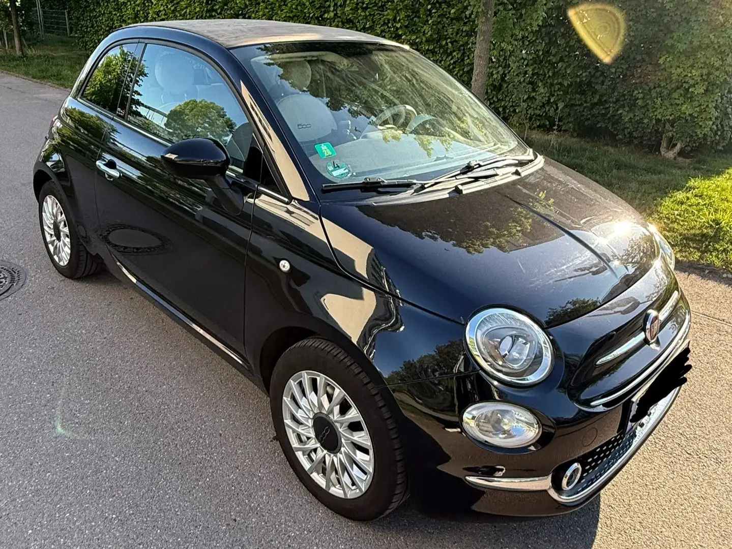 Fiat 500C 500 C 500 C 1.2 Lounge Schwarz - 1