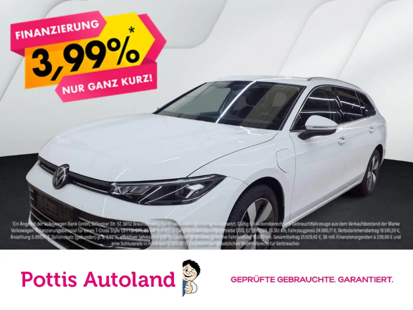 Volkswagen Passat Variant 1.5 TSI eHybrid DSG BUSINESS AHK NAVI HuD LED Weiß - 1