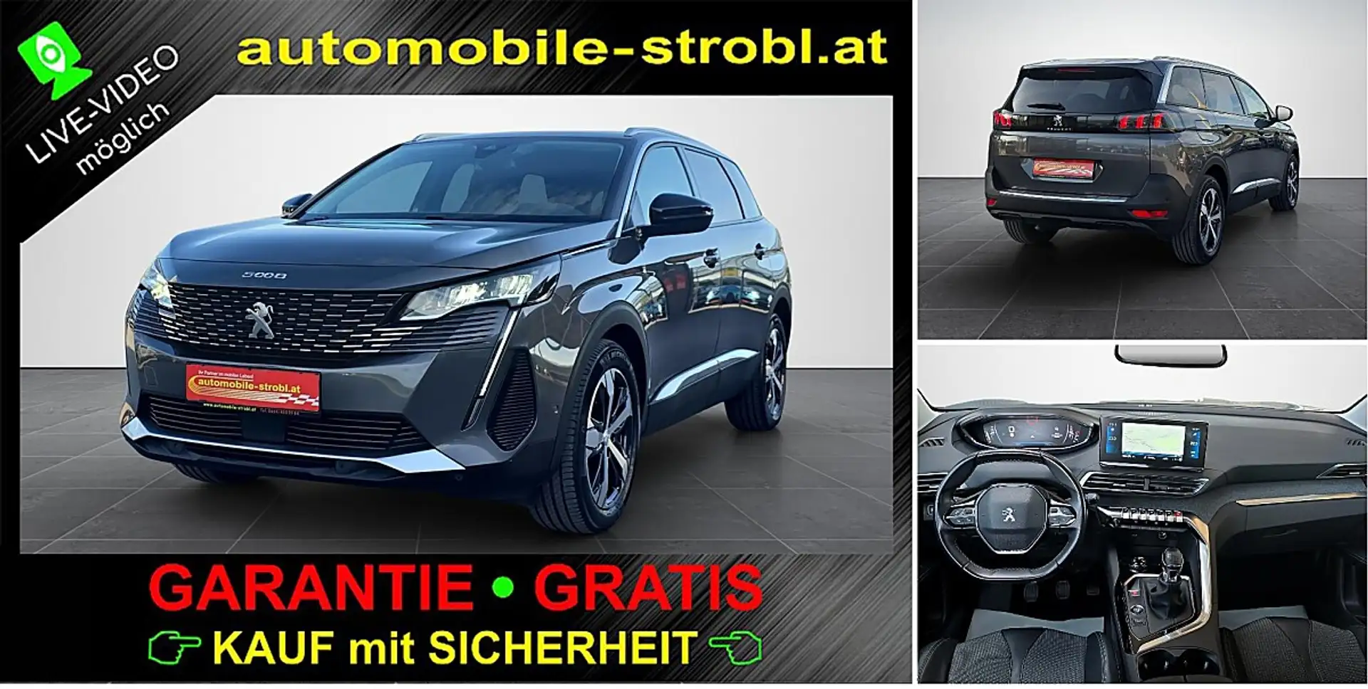 Peugeot 5008 BlueHDI All.*7-Sitze!*Virt.C*LED*GARANTIE Grau - 1