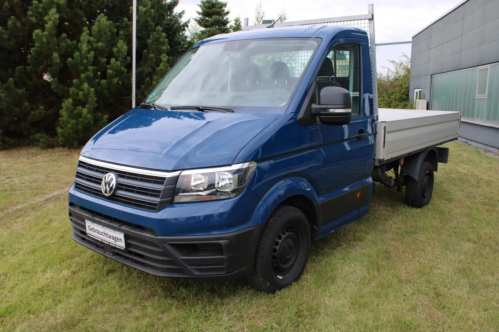 Volkswagen Crafter Pritsche 35 mittellang 1.HAND KLIMA Blau - 1