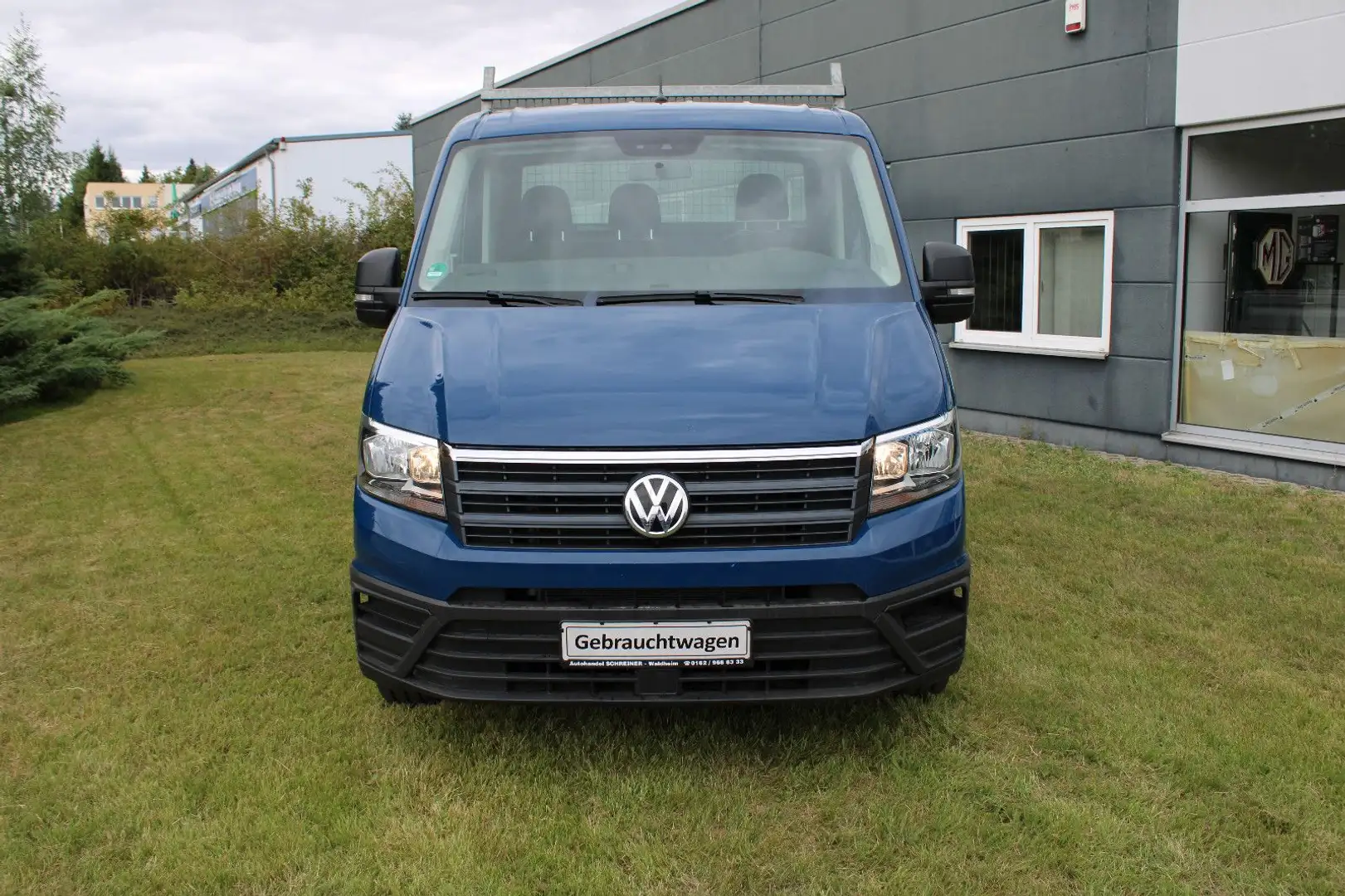 Volkswagen Crafter Pritsche 35 mittellang 1.HAND KLIMA Blau - 2