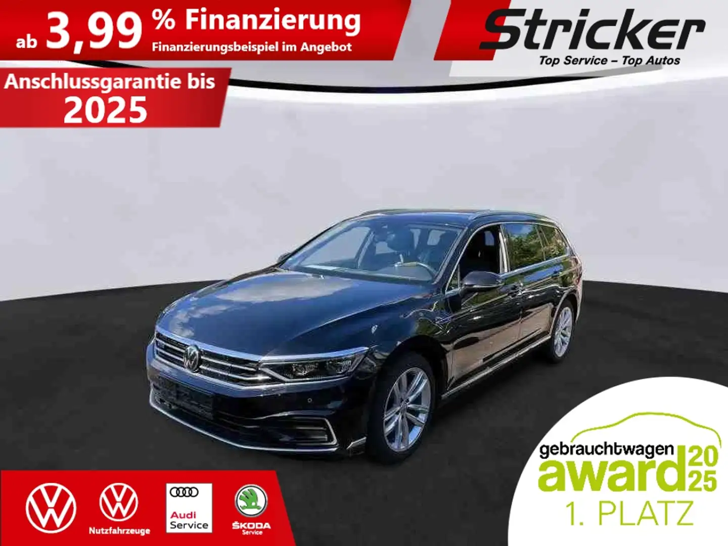 Volkswagen Passat Variant GTE 1.4TSI DSG 296,-ohne Anzahlung AHK Standh. Ka Schwarz - 1