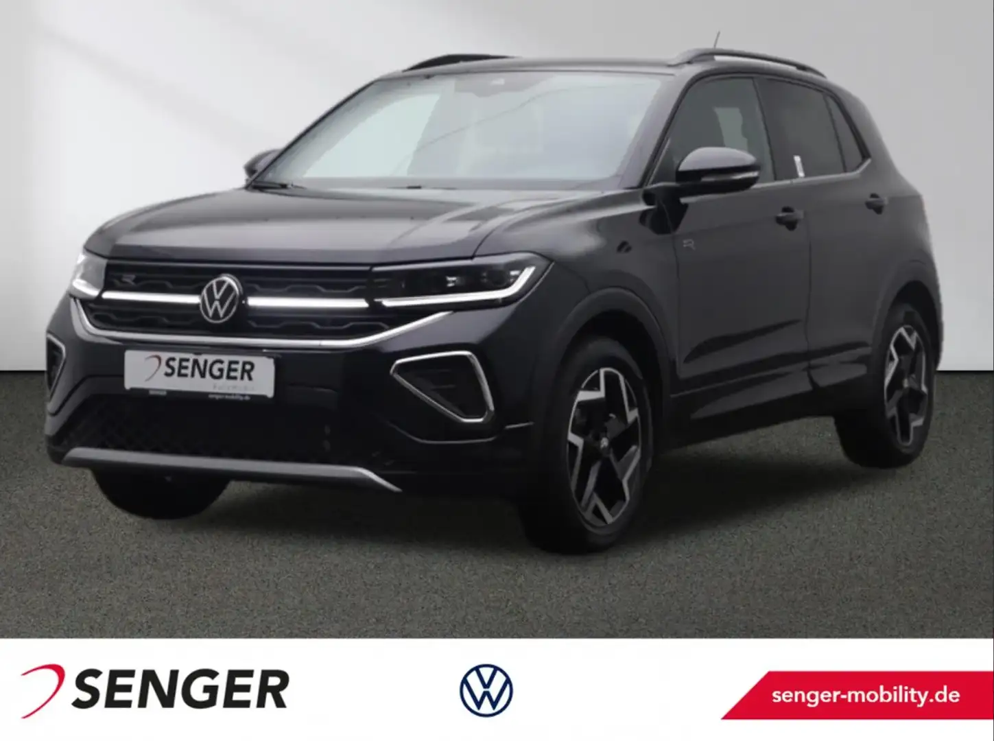 Volkswagen T-Cross R-Line 1.0l TSI DSG *sofort verfügbar* Schwarz - 1