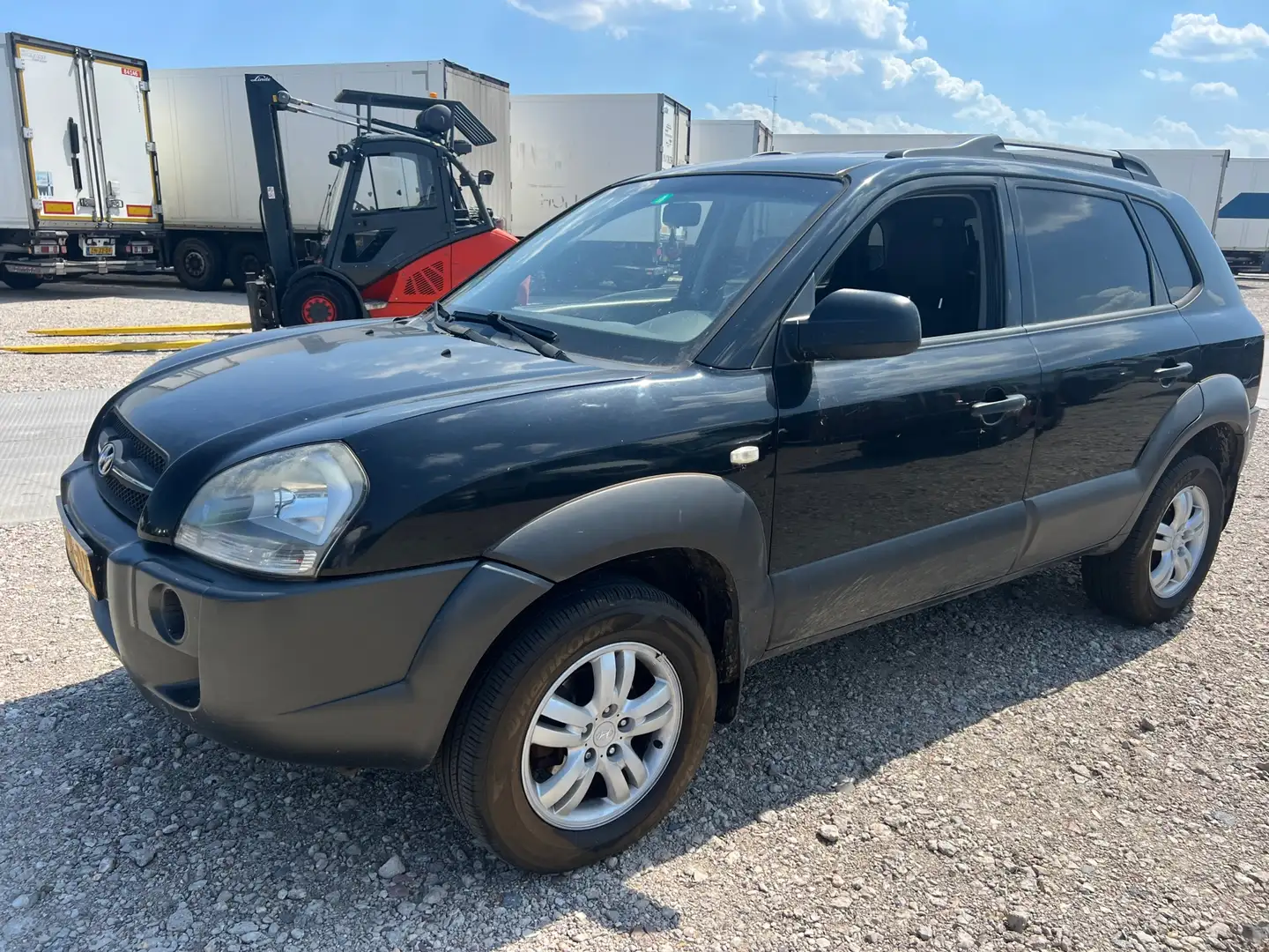 Hyundai TUCSON 2007 * 2.0i Active Joy * LMV * AIRCO * ELEC RAMEN Noir - 1