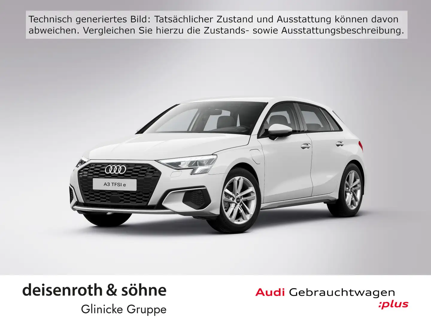 Audi A3 40 TFSI e LED/MMI/ASI/ACC/sound/SHZ Weiß - 1