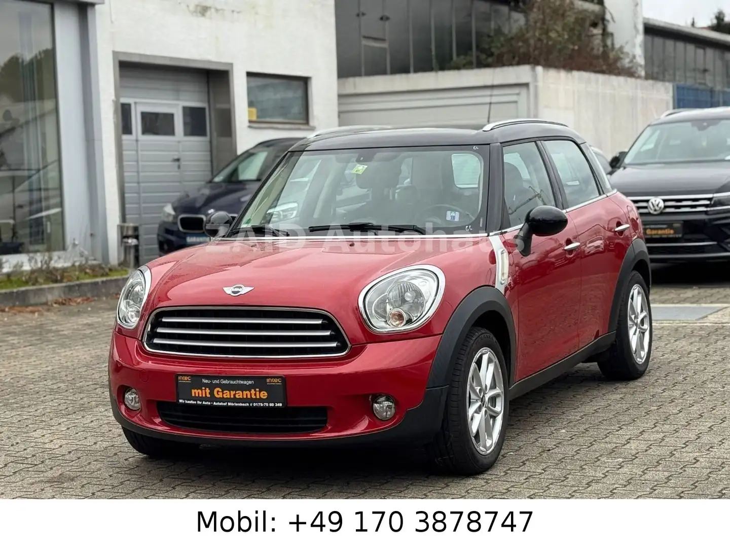 MINI Cooper D Countryman *Aut.*NAVI*PDC*AHK*1HAND Rouge - 1