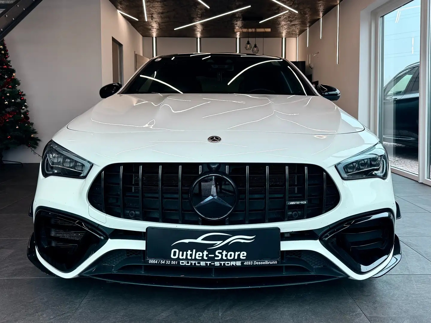 Mercedes-Benz CLA 45 AMG S 4Matic*AMG-Performance*Eventuri*Pano*Mega-VOLL* Weiß - 2